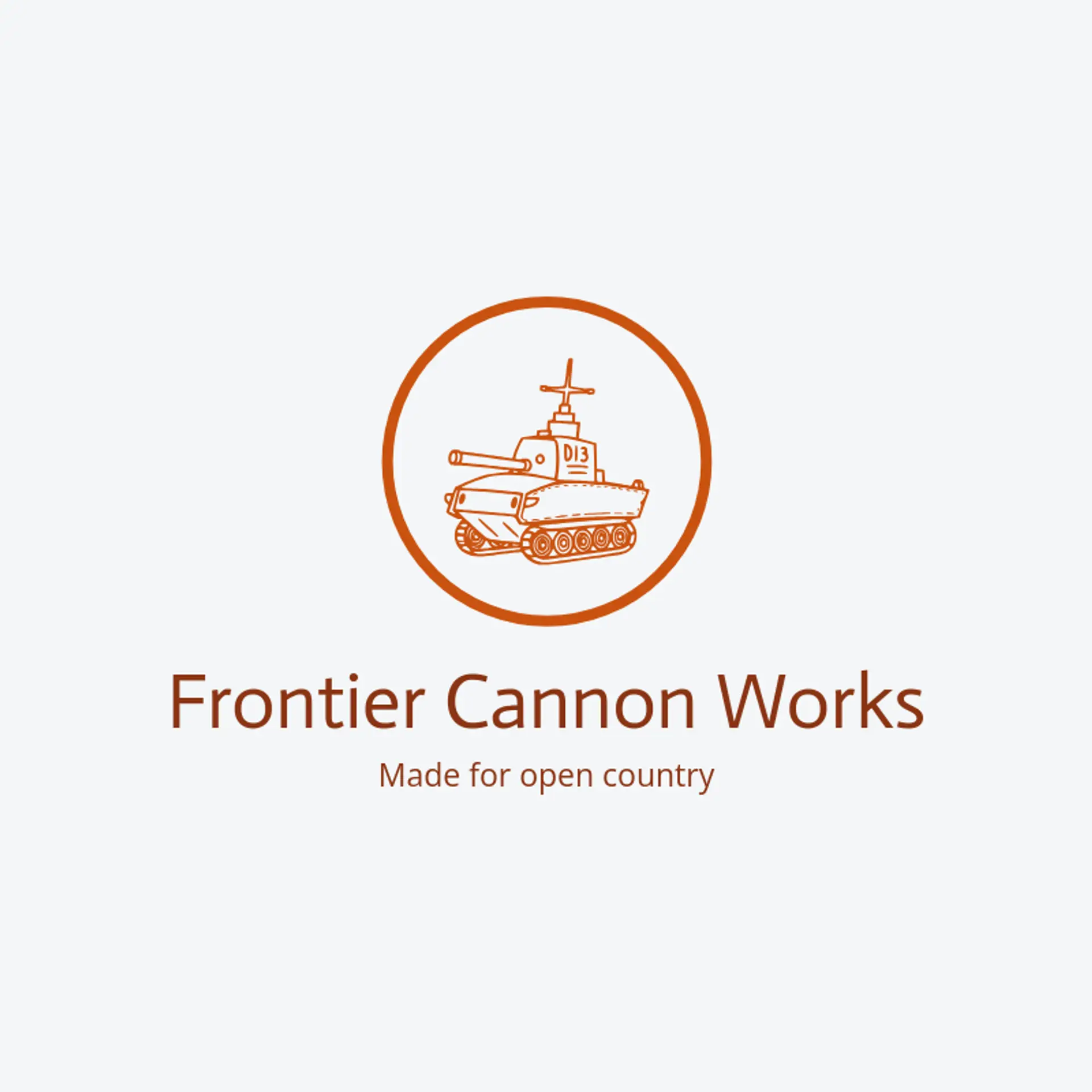 Frontier Cannon Works logo for cannon