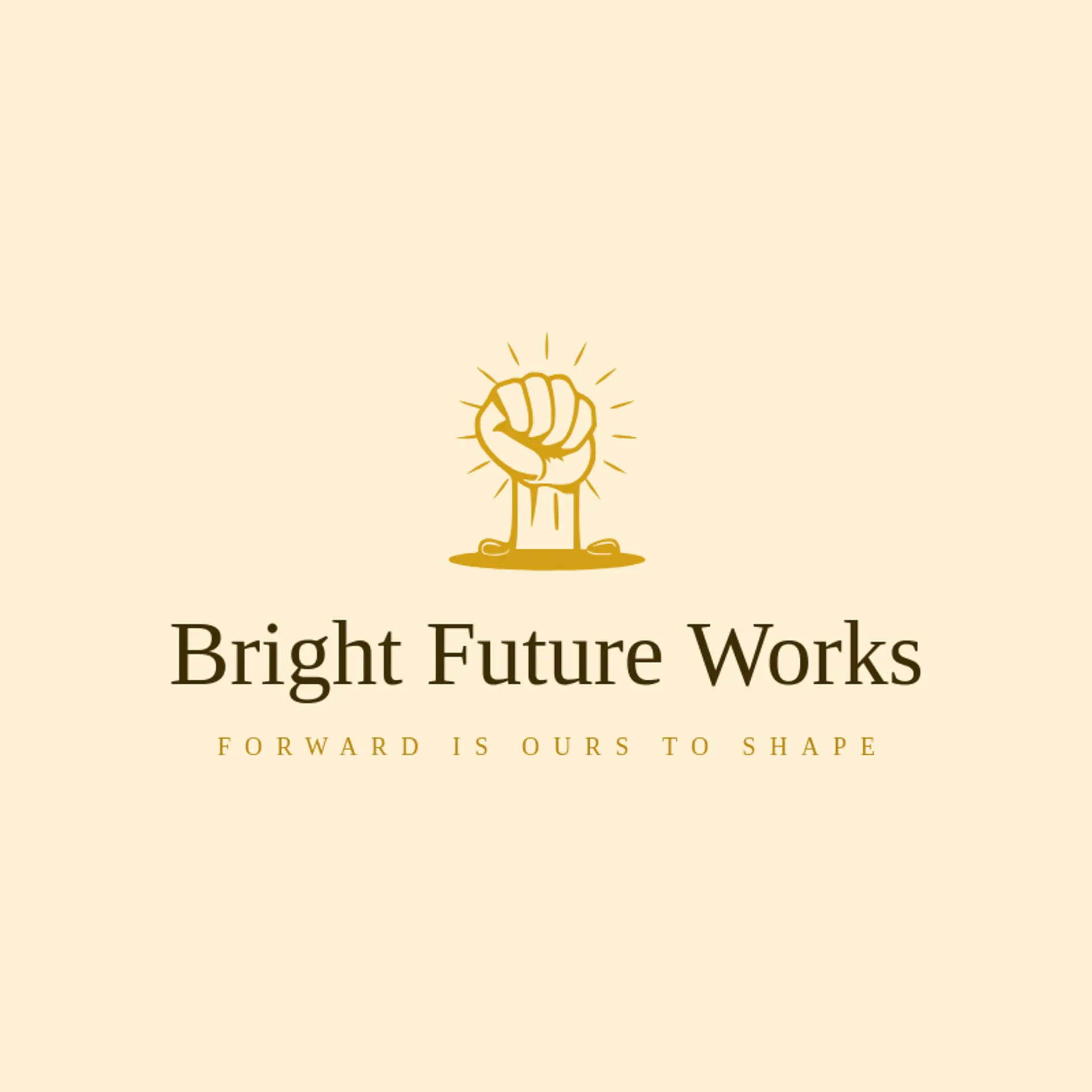 Bright Future Works logo for revolution