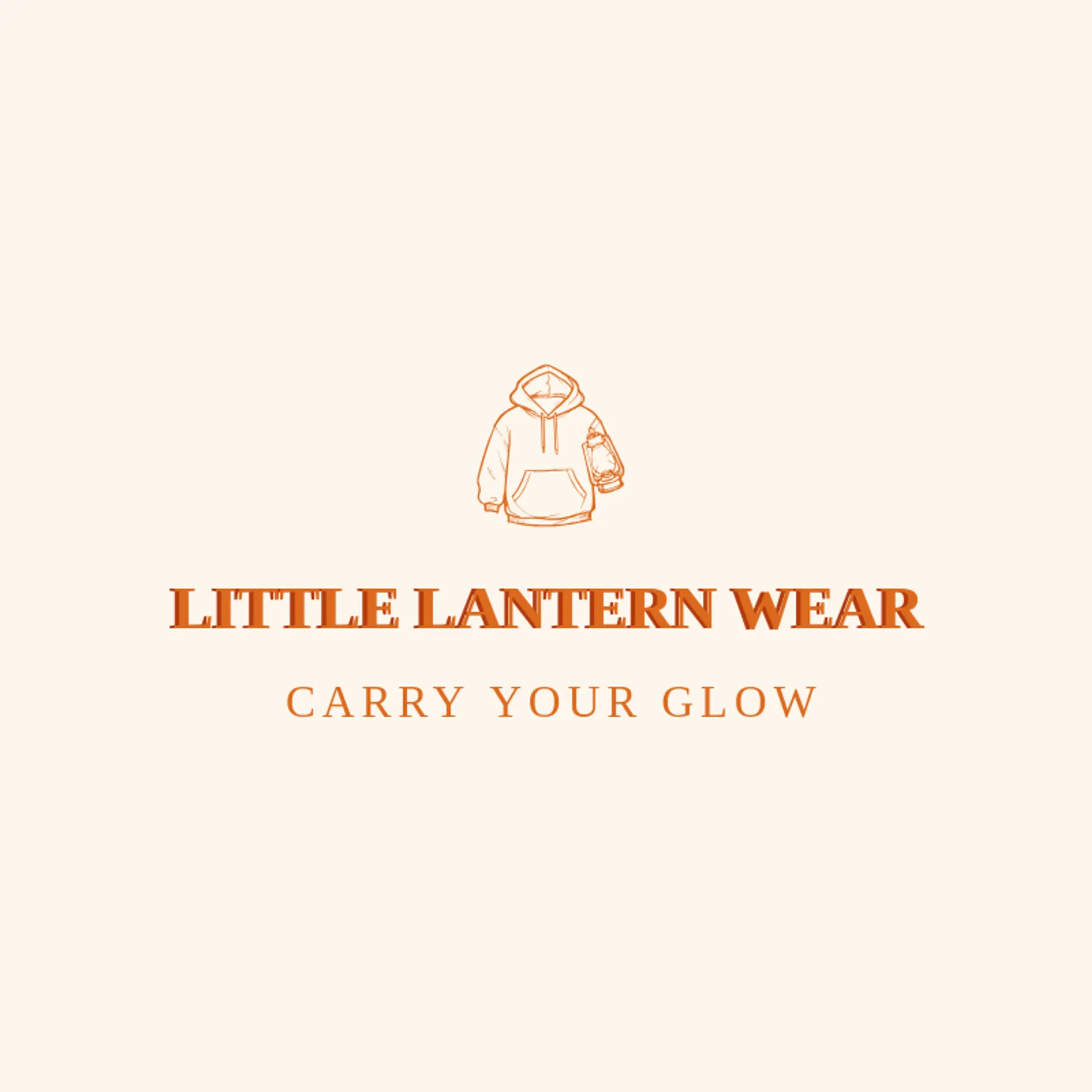 Little Lantern Wear logo for hoodie