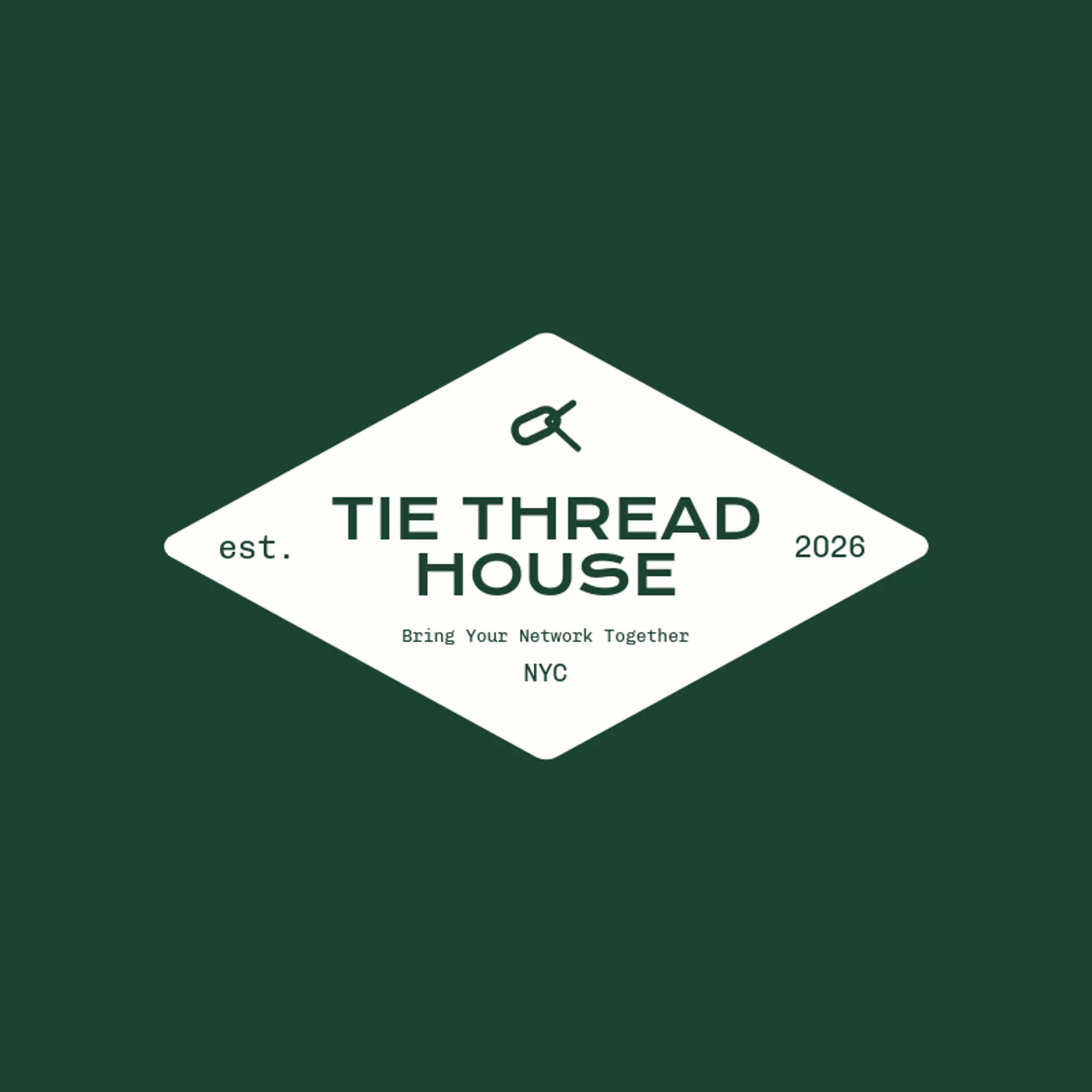 Tie Thread House logo for social media