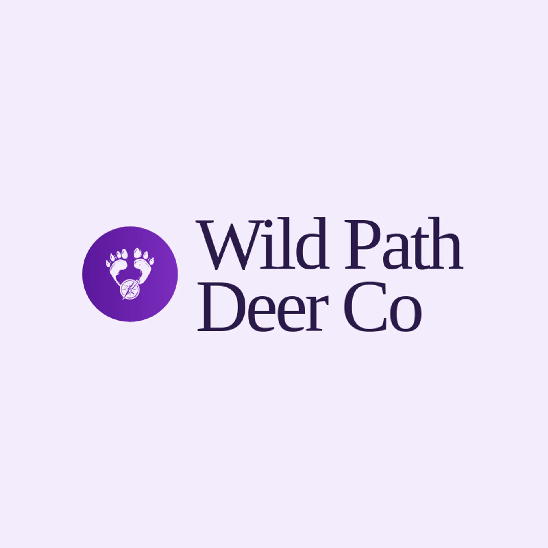 Wild Path Deer Co logo for deer hunting