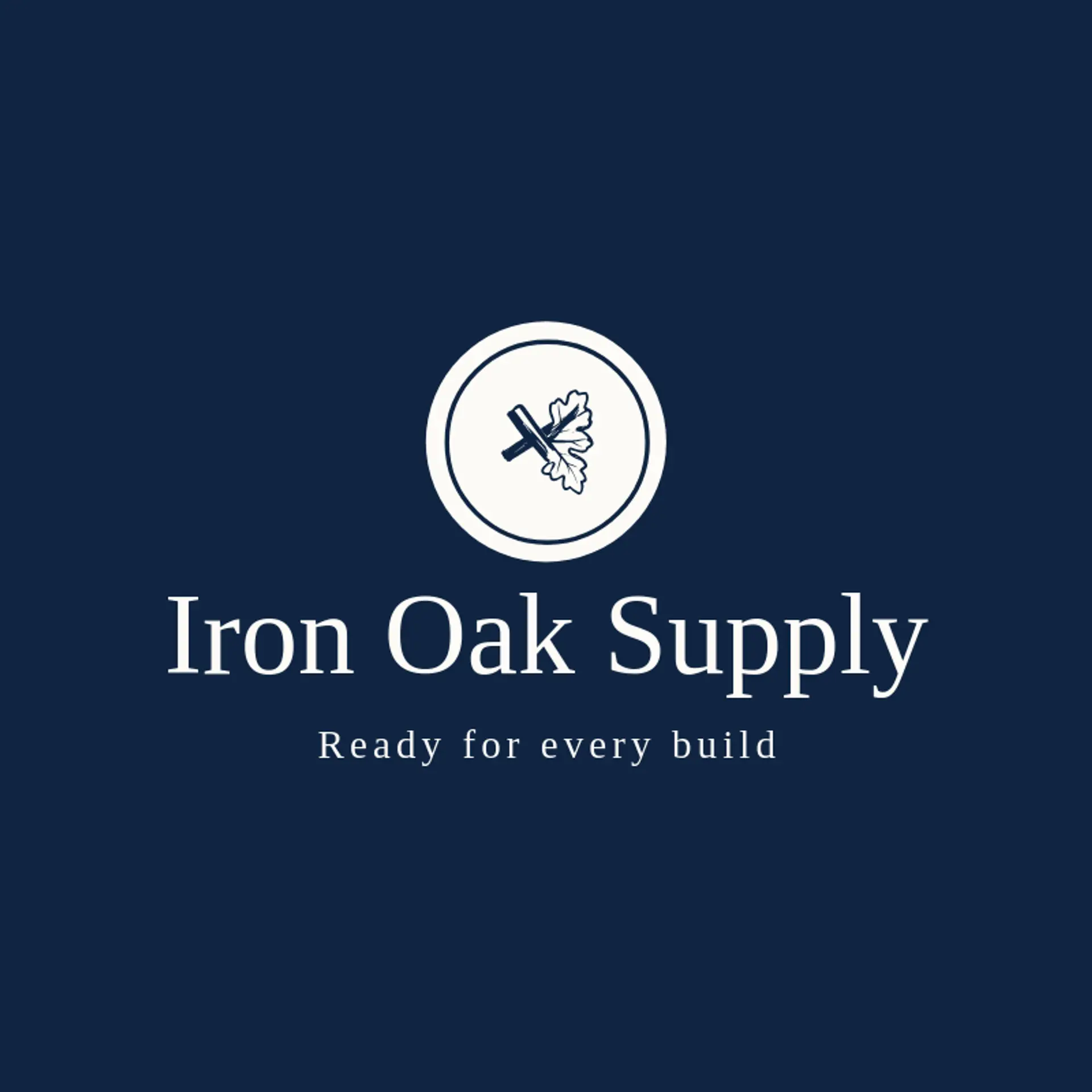 Iron Oak Supply logo for iron