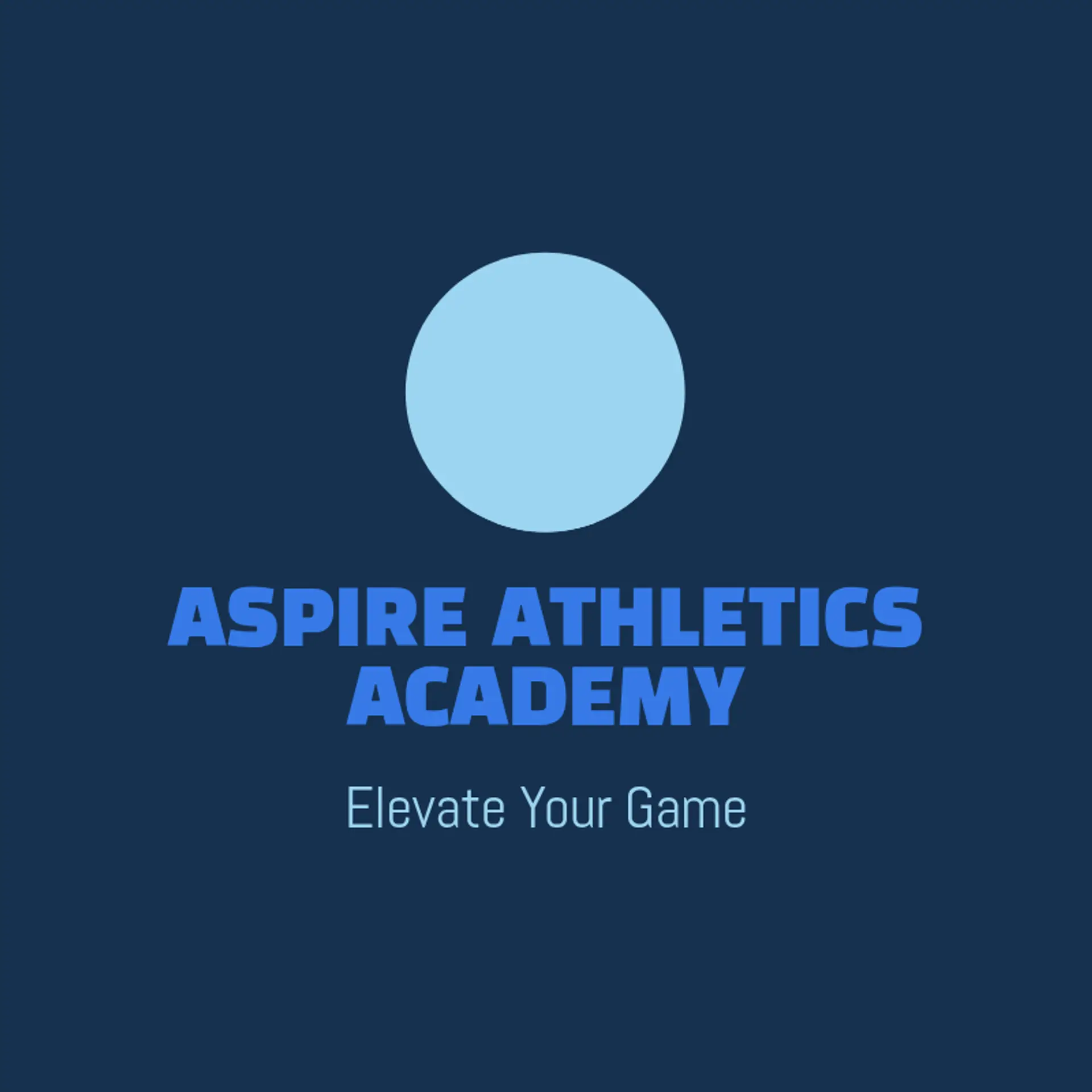 Ascend Athletic Academy logo for sports academy