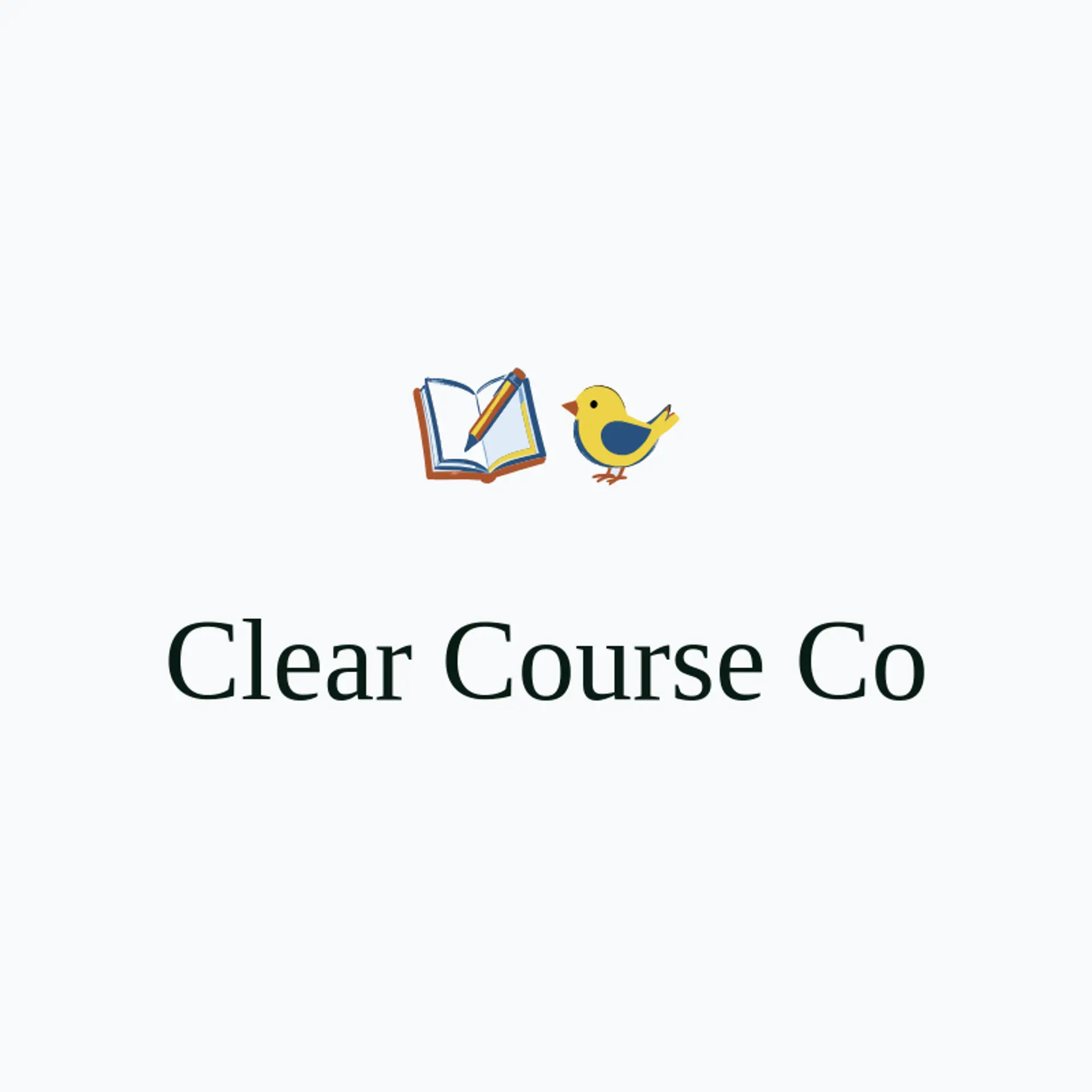 Clear Course Co logo for learning