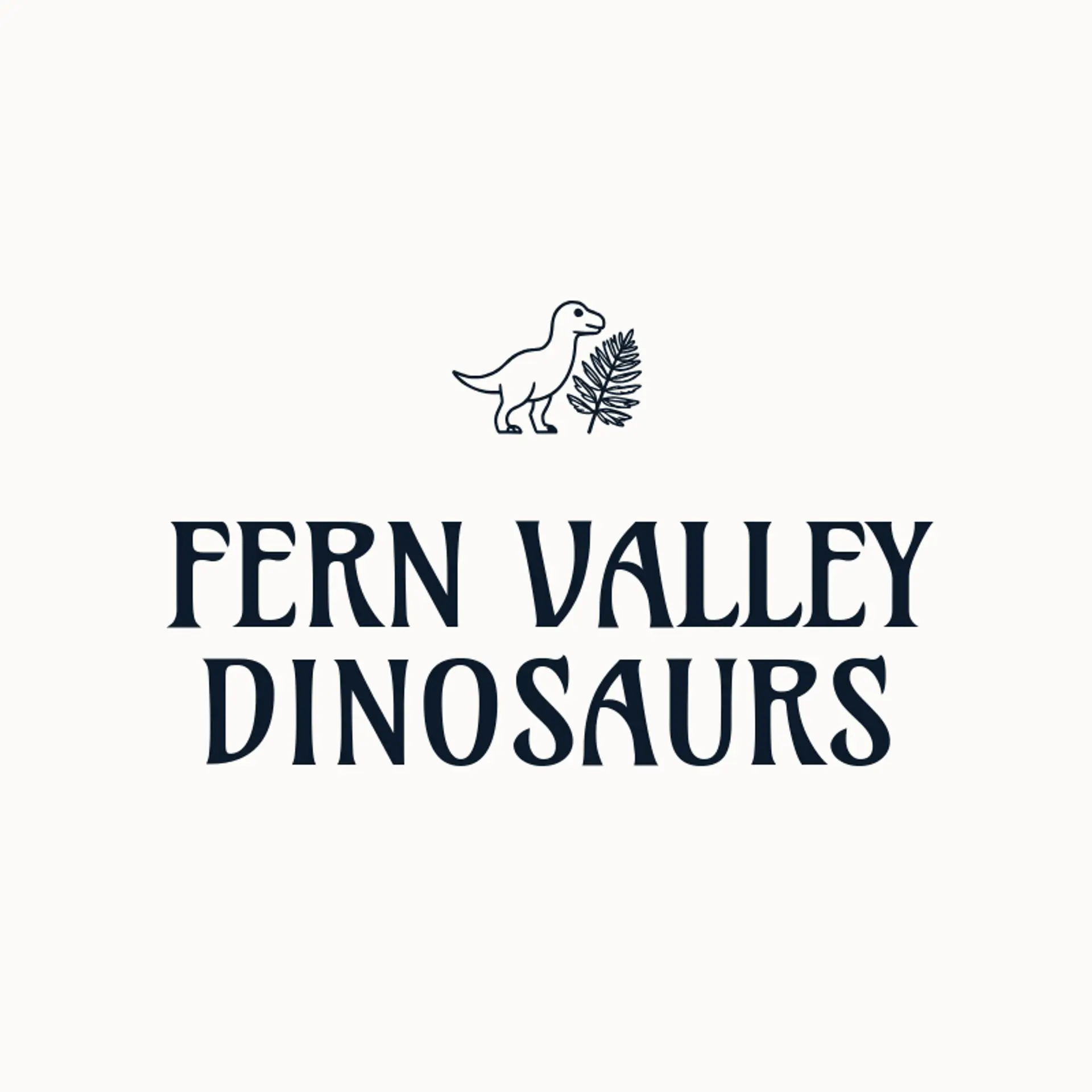 Fern Valley Dinosaurs logo for dinosaur