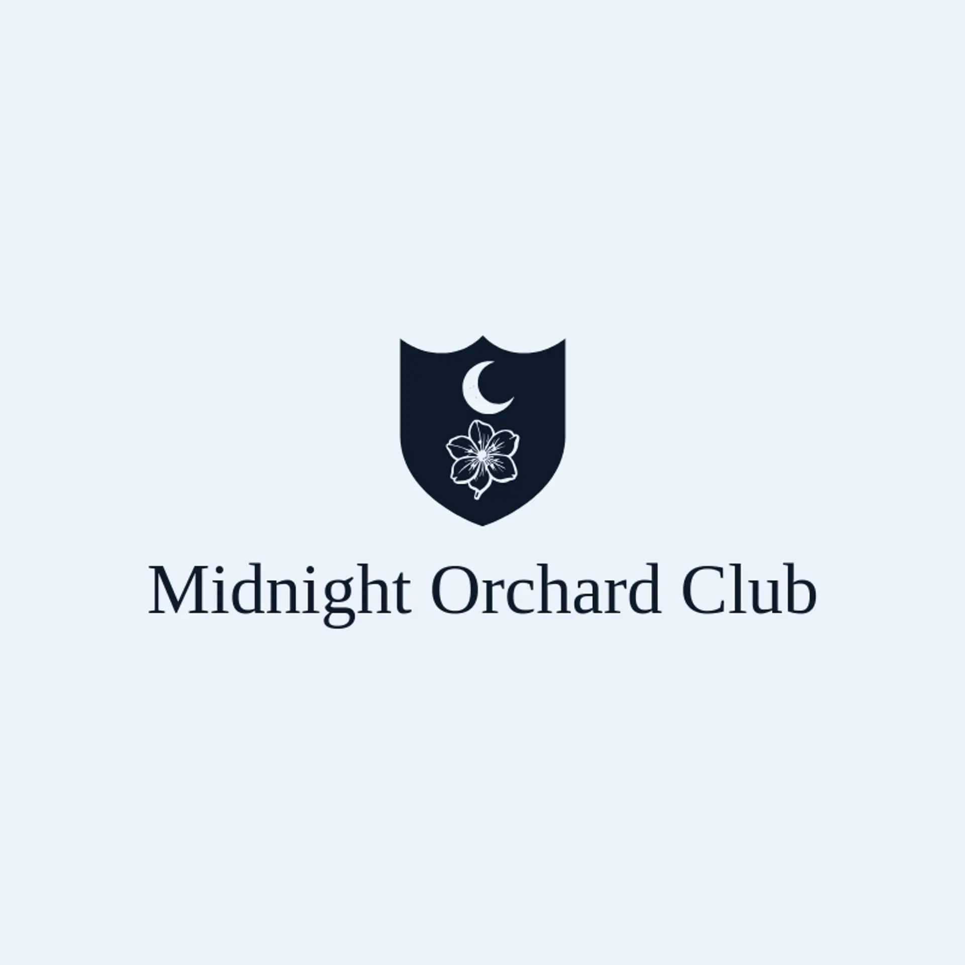 Midnight Orchard Club logo for speakeasy