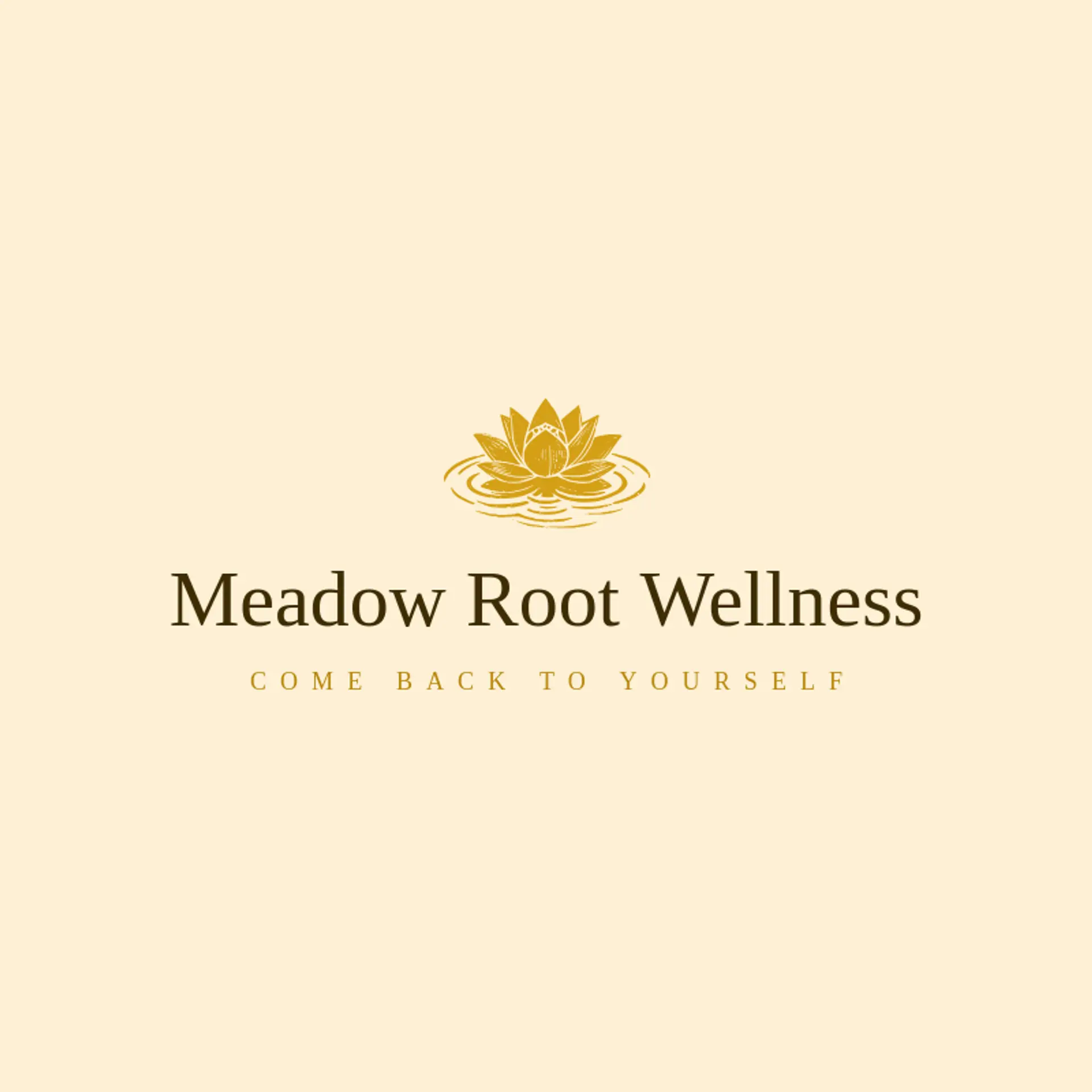 Meadow Root Wellness logo for natural