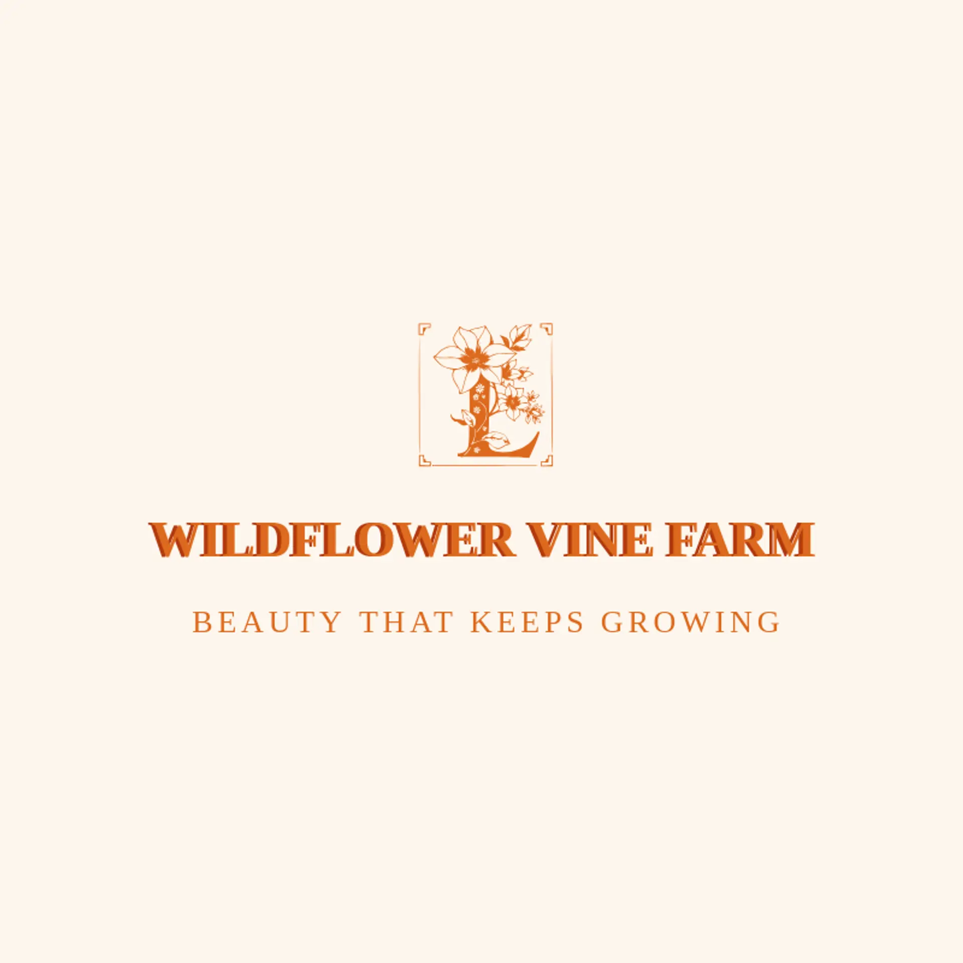 Wildflower Vine Farm logo for vine