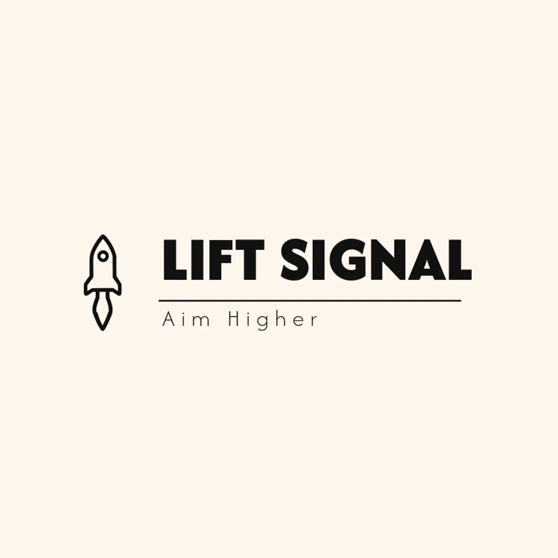 Lift Signal logo for rocket
