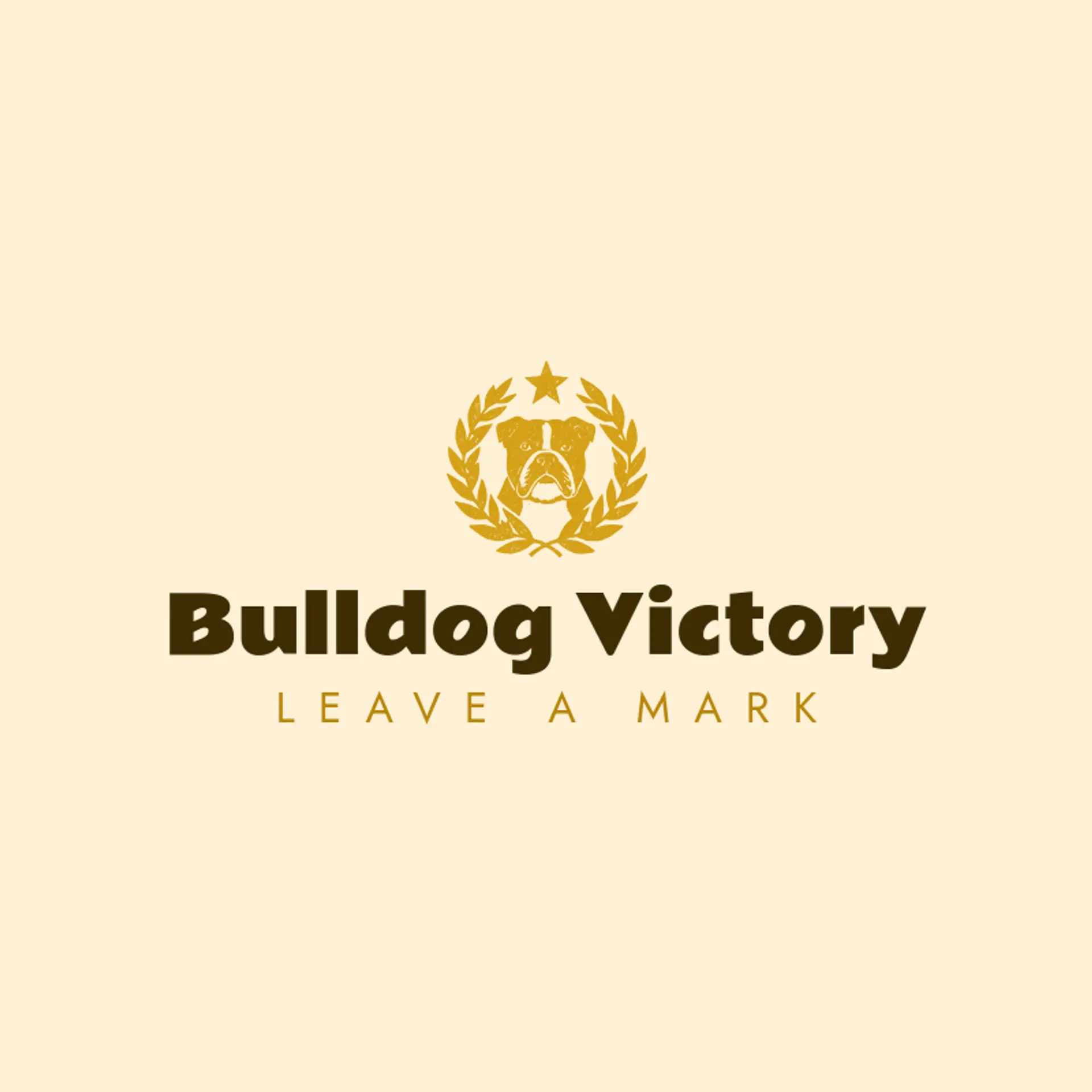 Bulldog Victory logo for bulldog