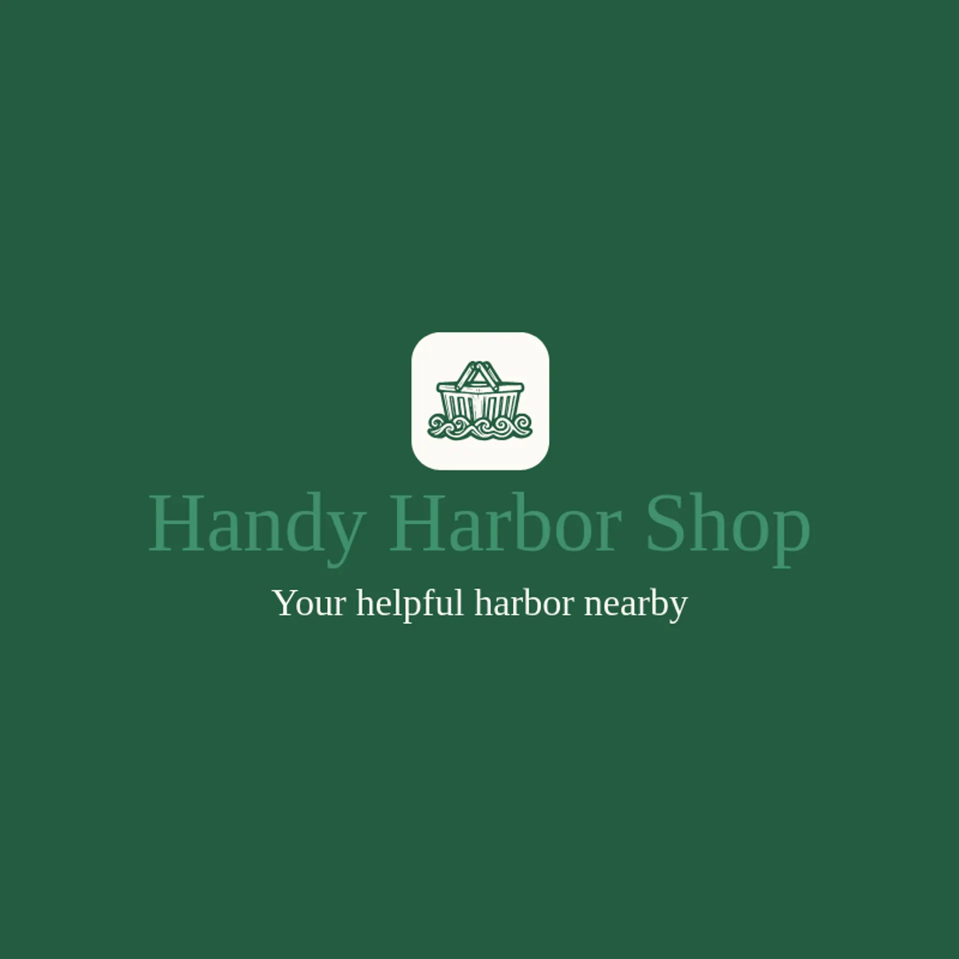 Handy Harbor Shop logo for convenience store