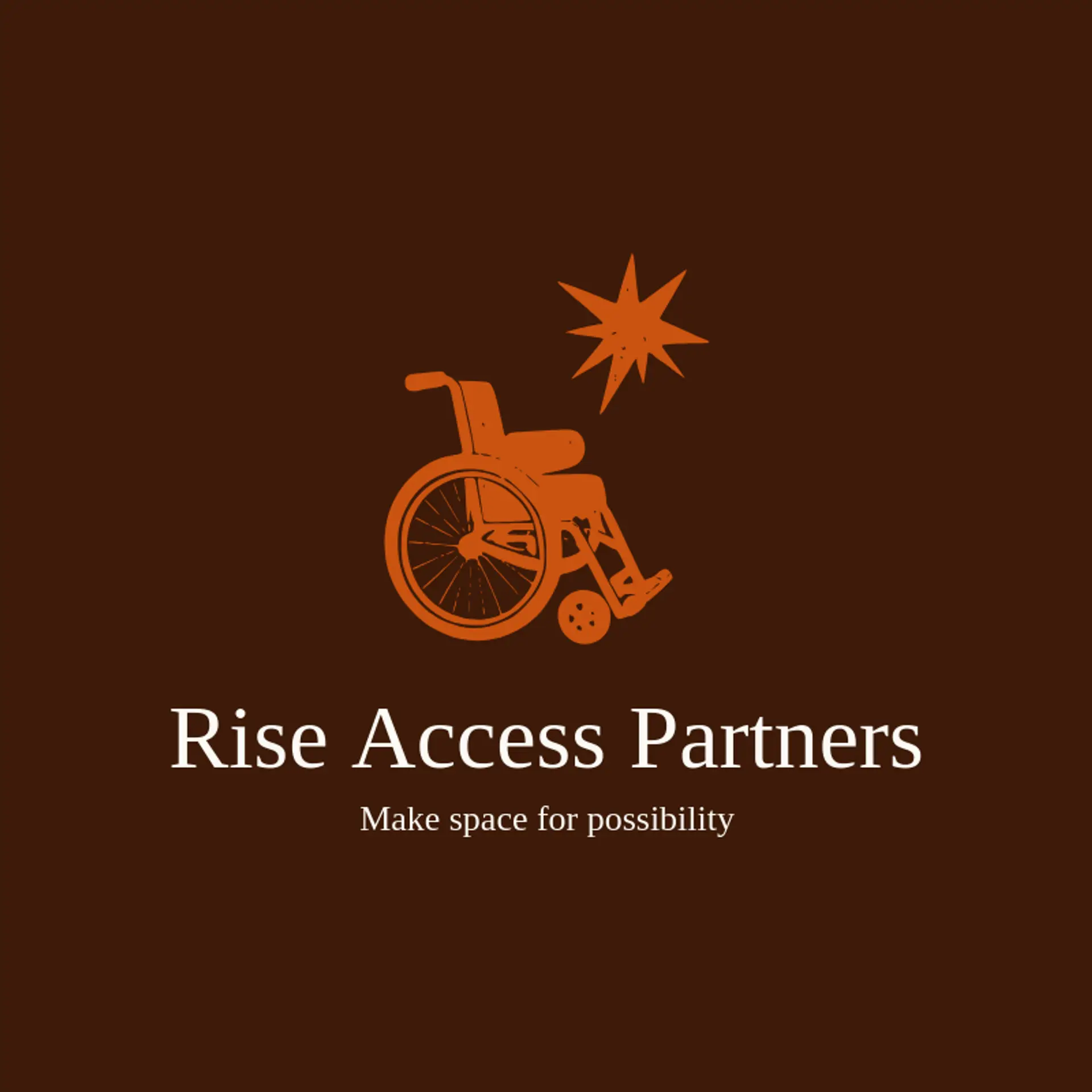 Rise Access Partners logo for wheelchair