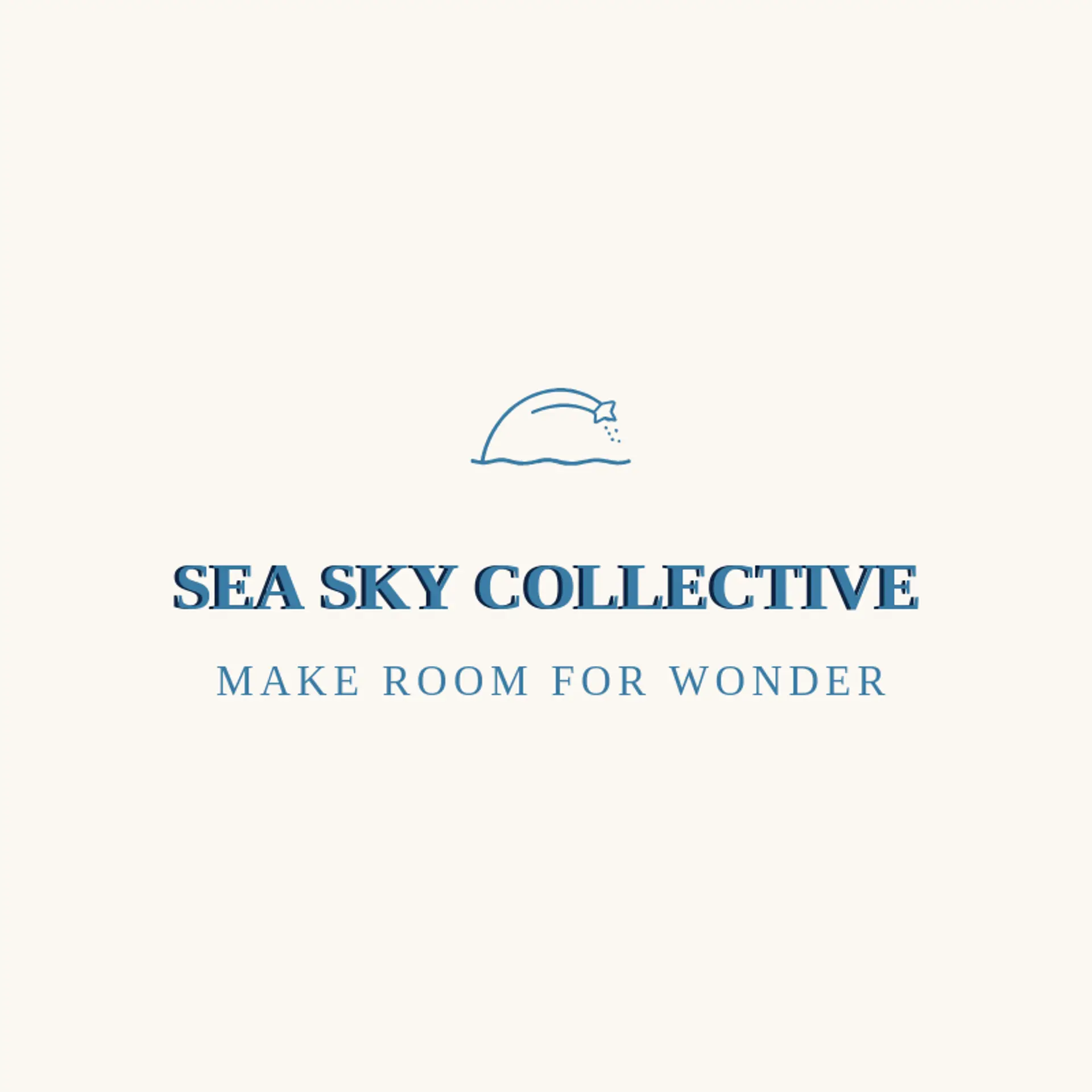 Sea Sky Collective logo for shooting star