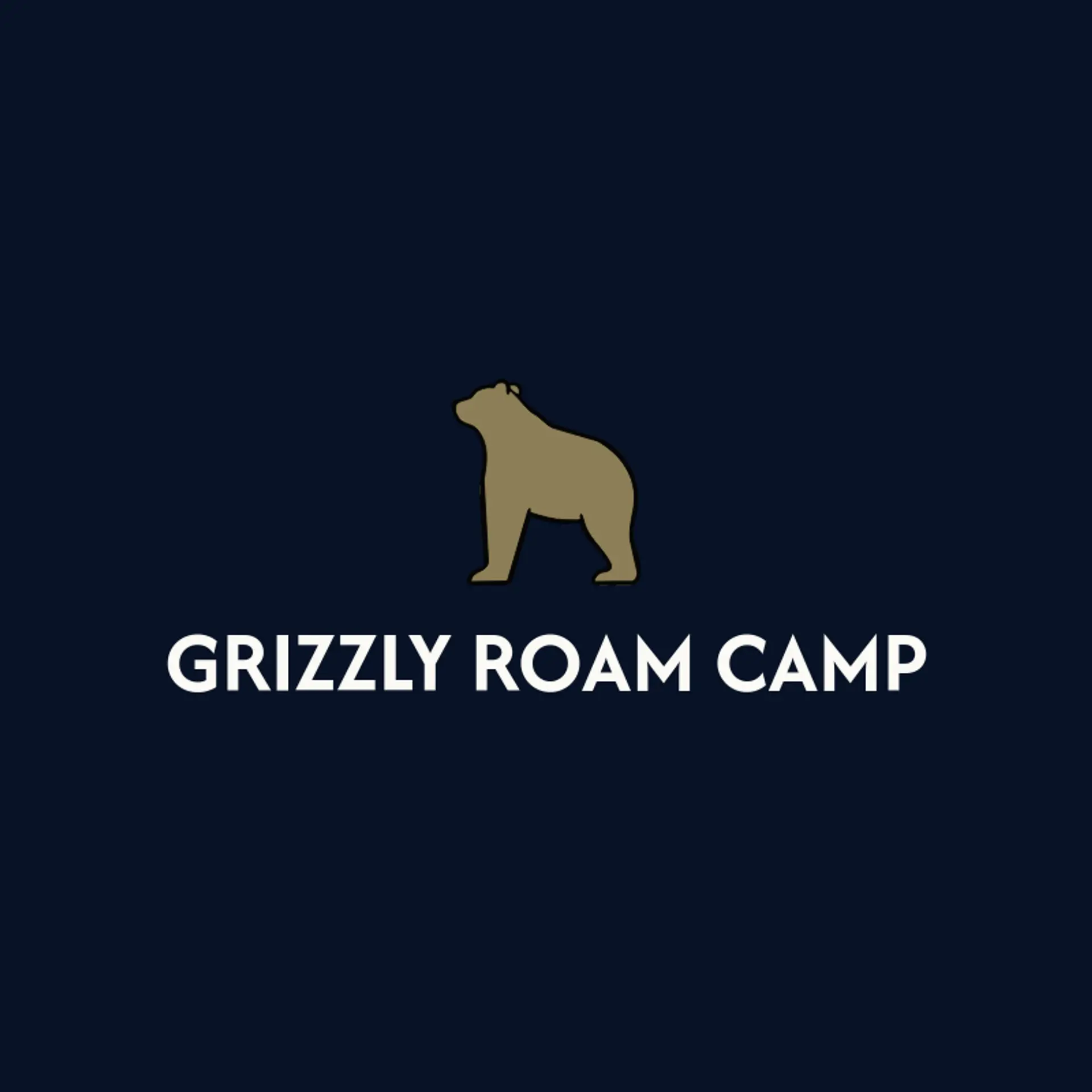 Grizzly Roam Camp logo for grizzly