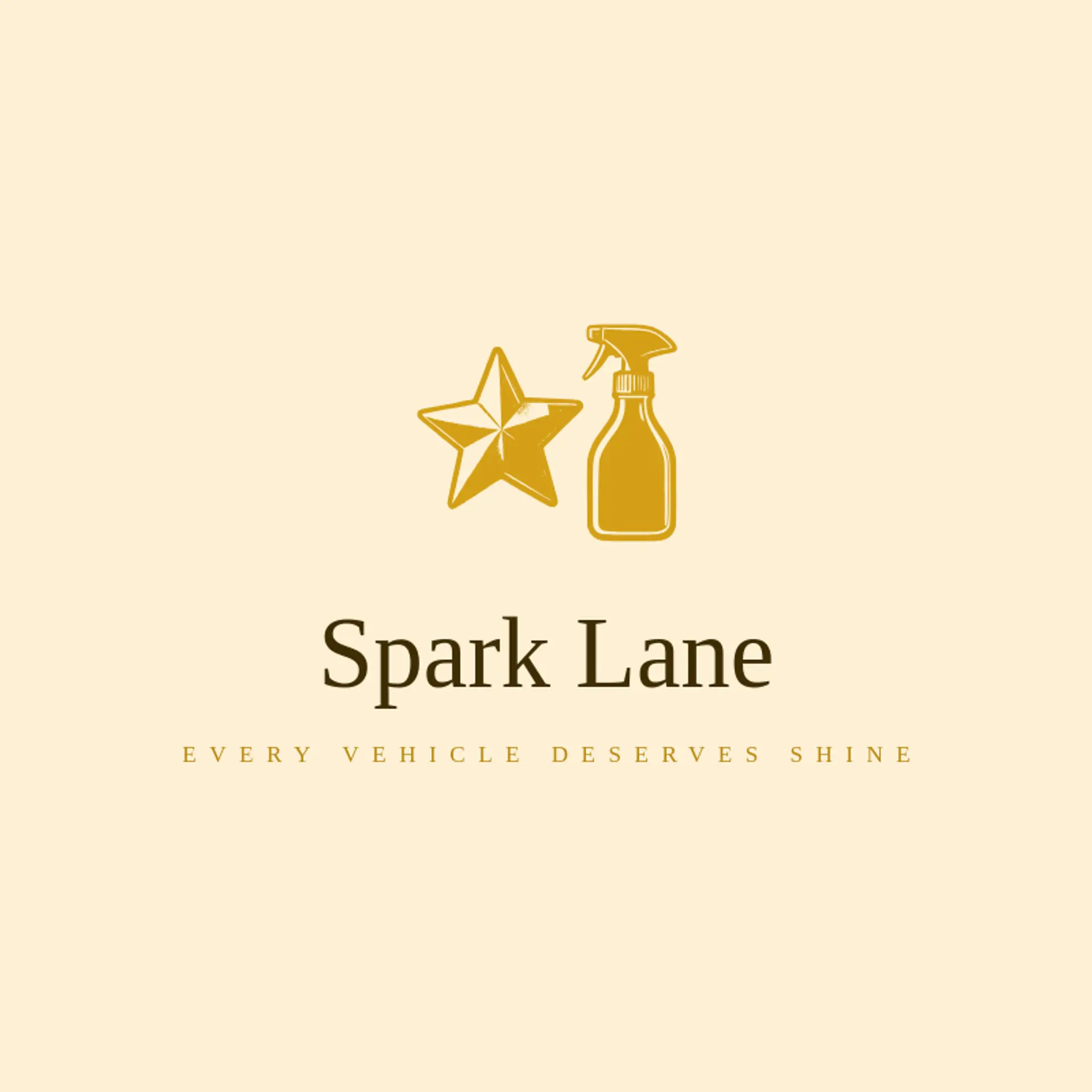 Spark Lane logo for auto detailing