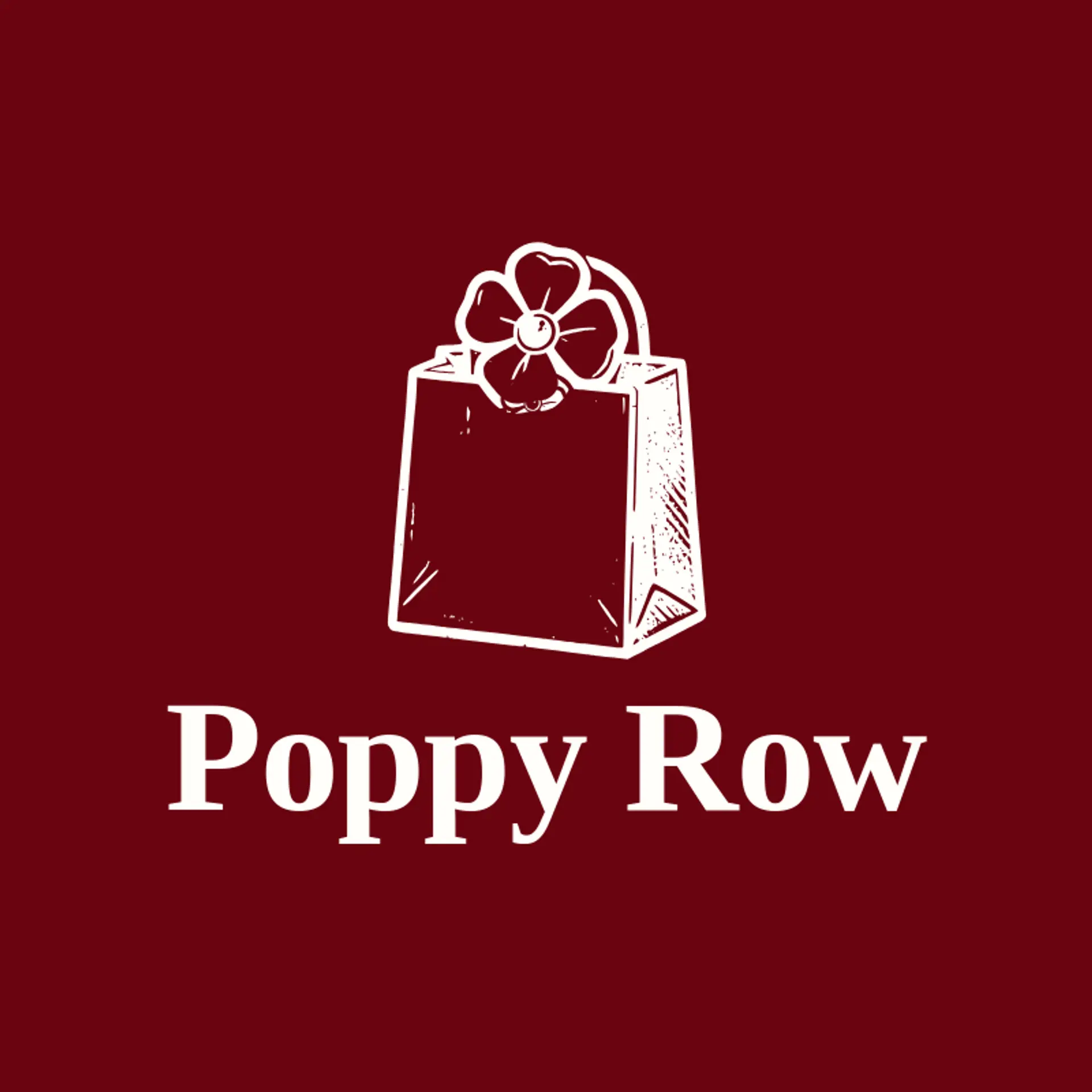 Poppy Row logo for retail
