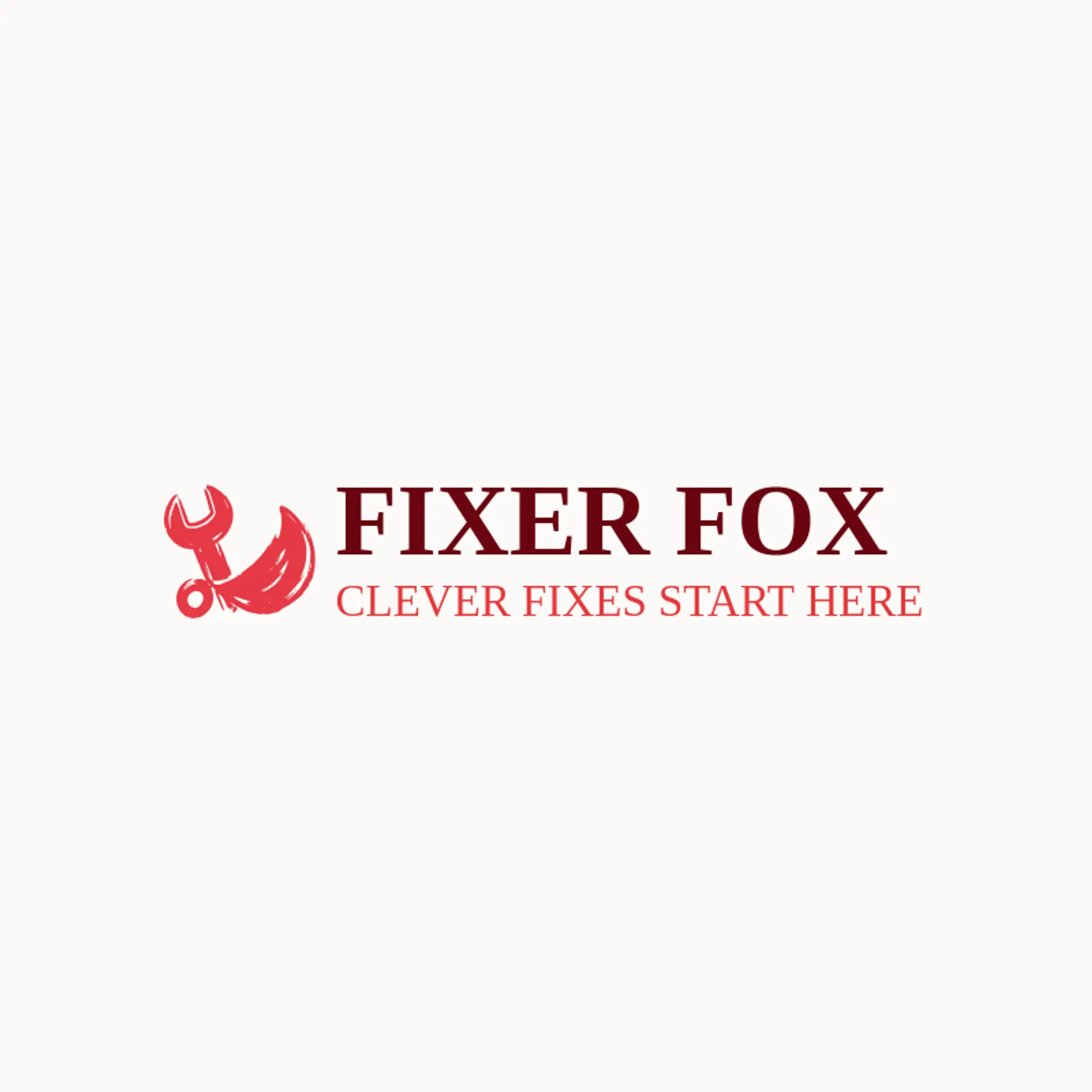 Fixer Fox logo for tool