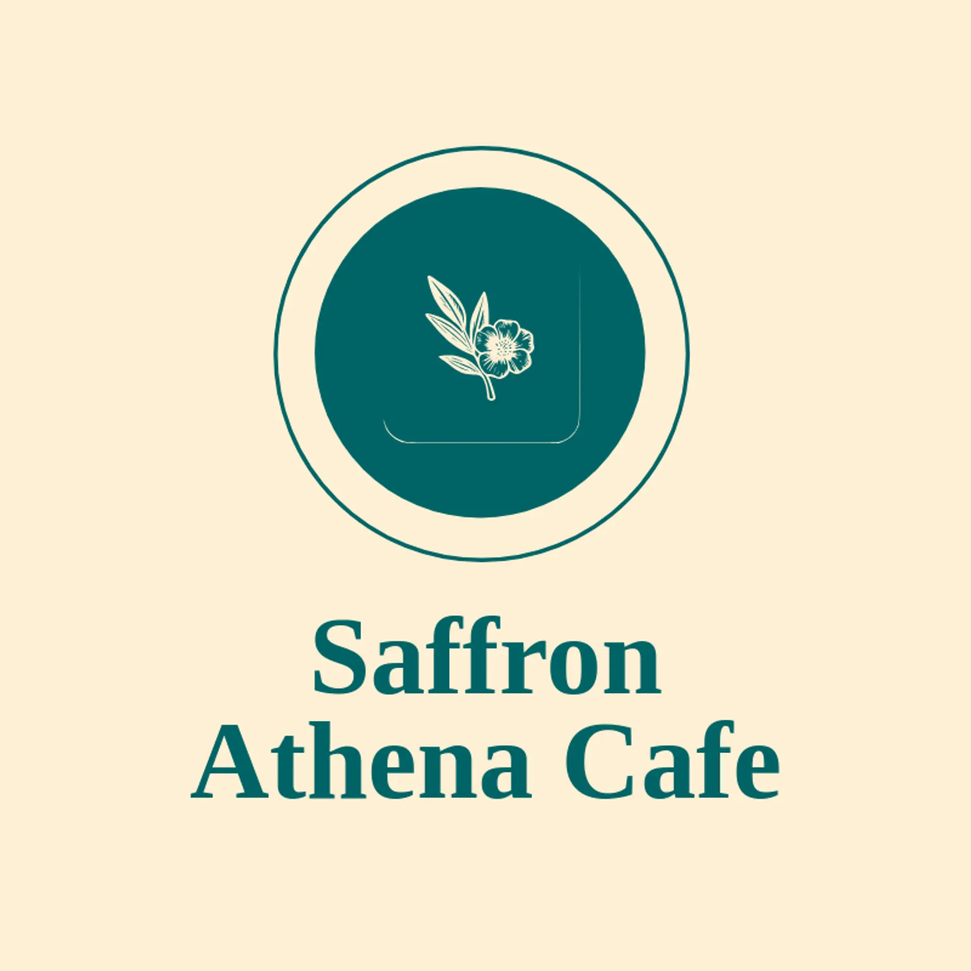 Saffron Athena Cafe logo for greek