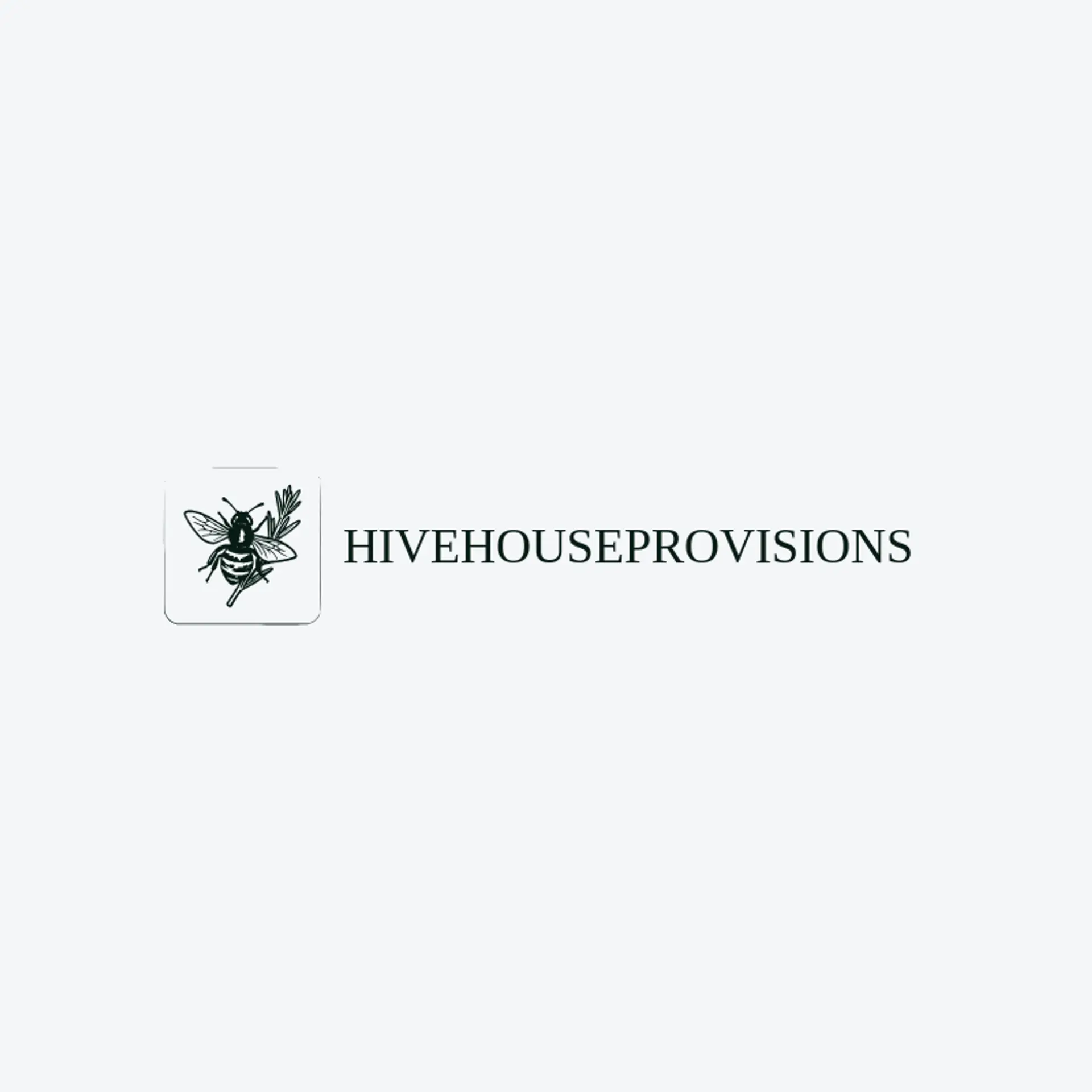 Hivehouse Provisions logo for honey bee