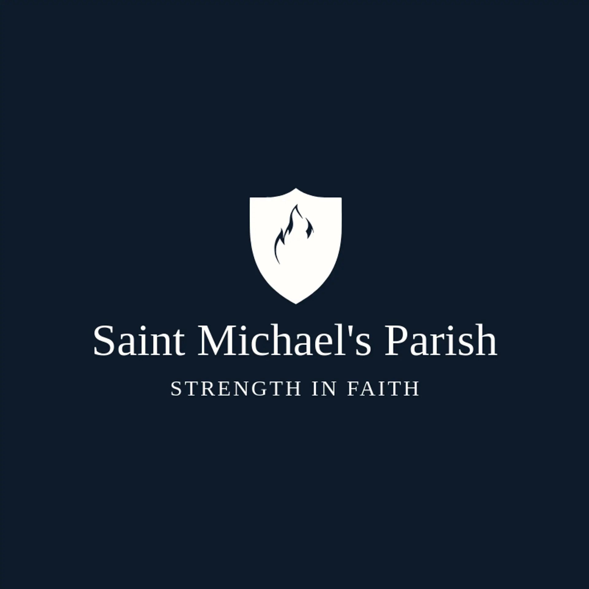 Saint Michael's Parish logo for christian