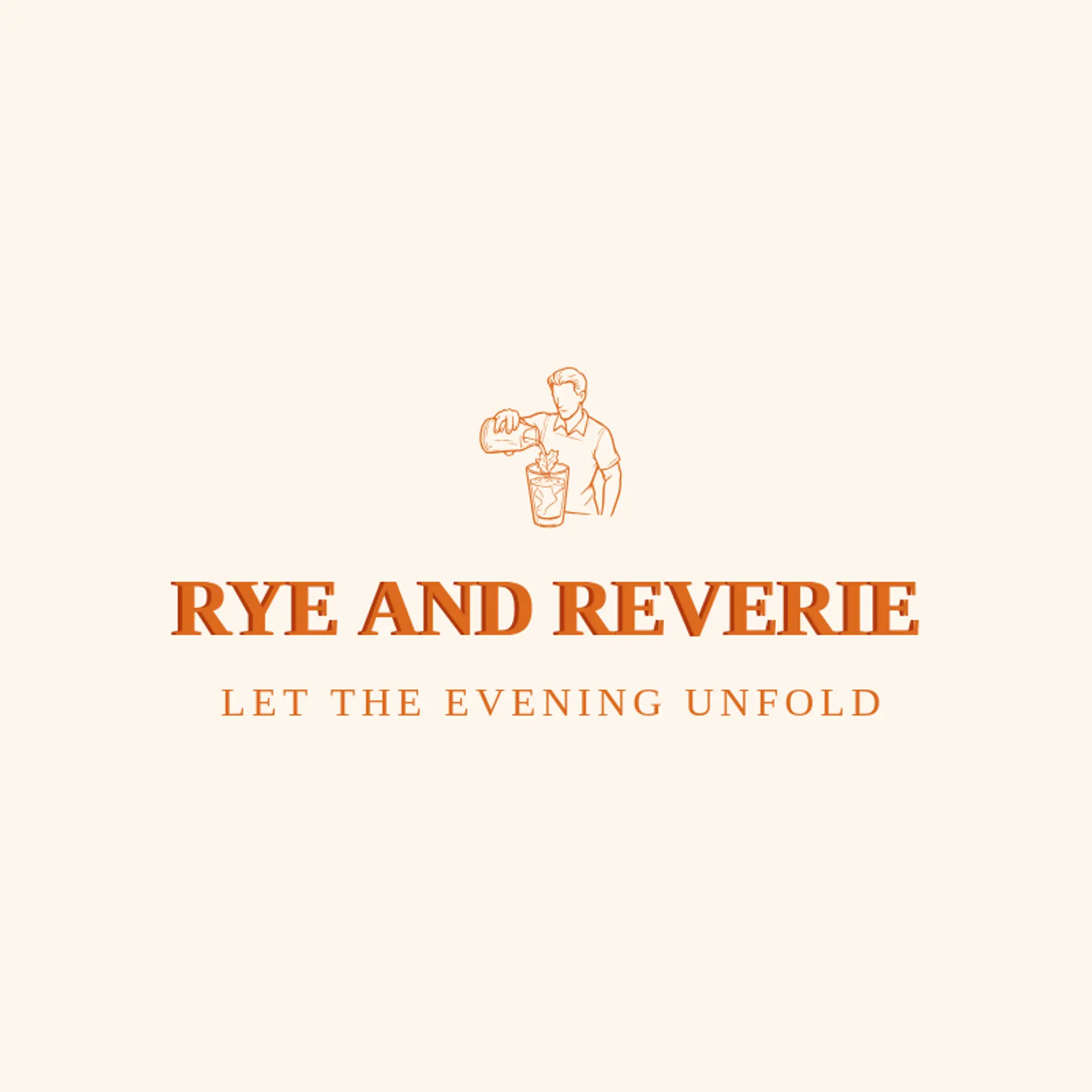 Rye and Reverie logo for bartender