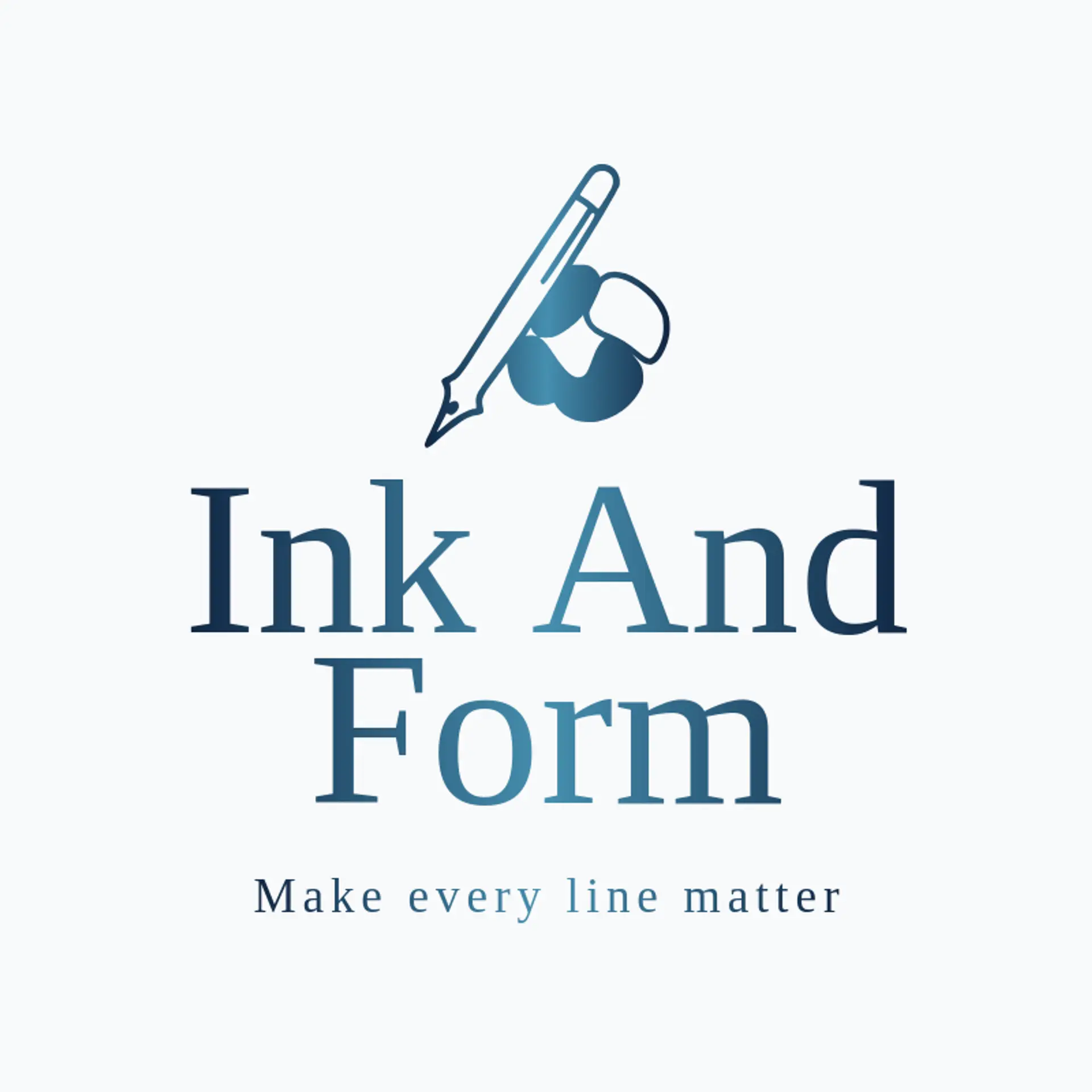 Ink And Form logo for graphic designer