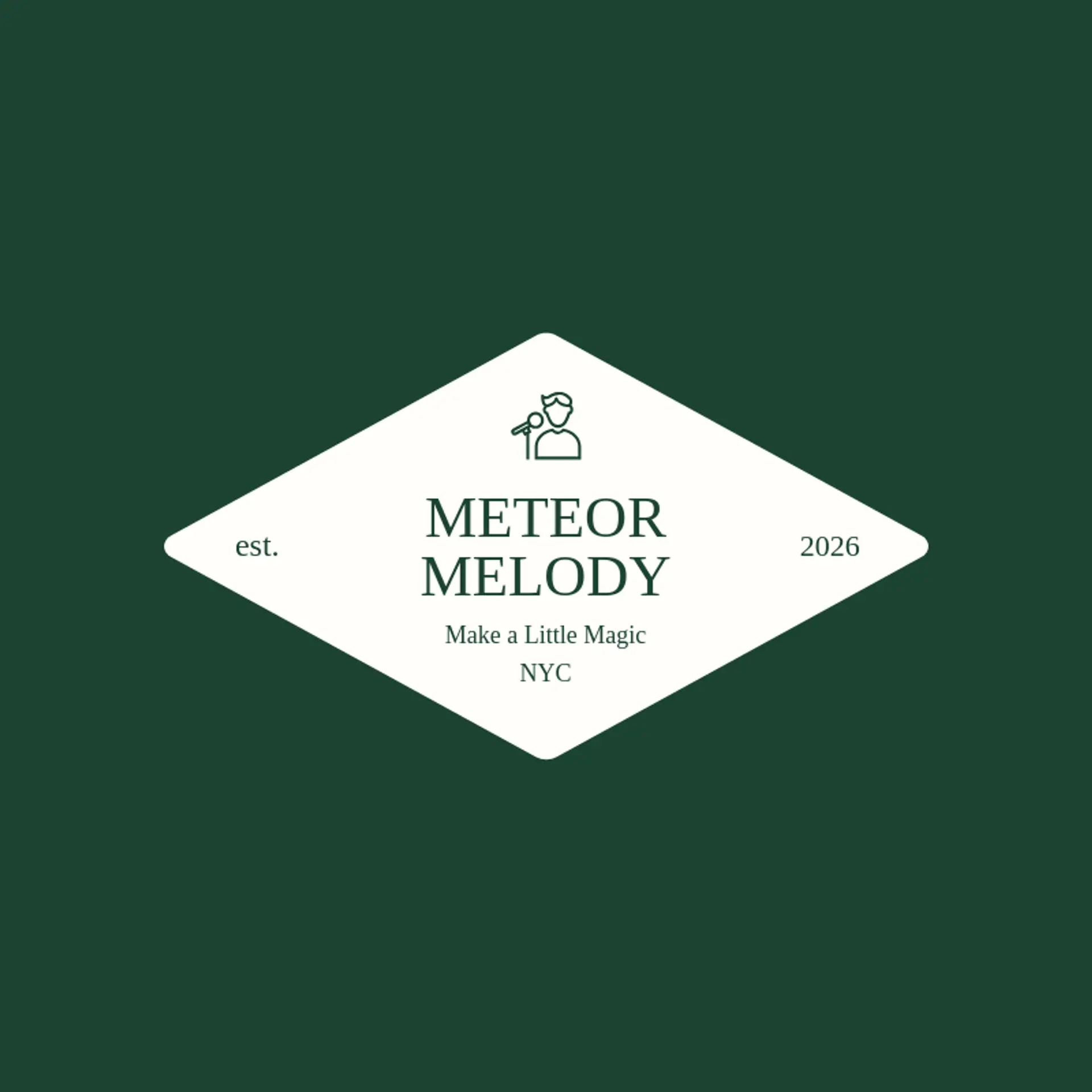 Meteor Melody logo for rockstar