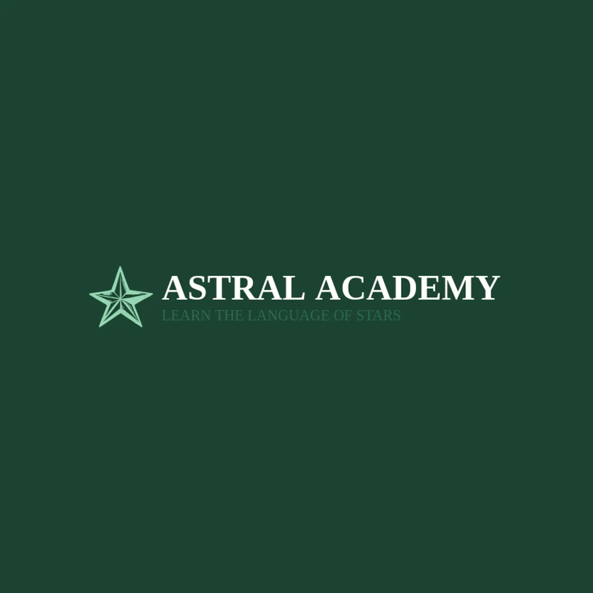 Astral Academy logo for cosmos