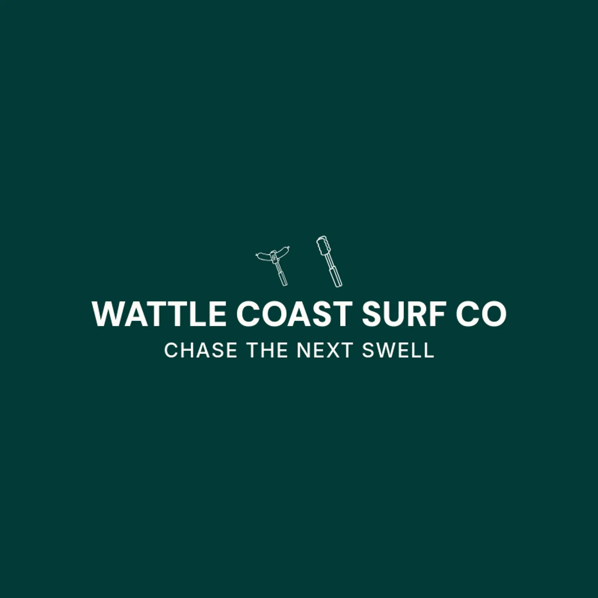 Wattle Coast Surf Co logo for aussie