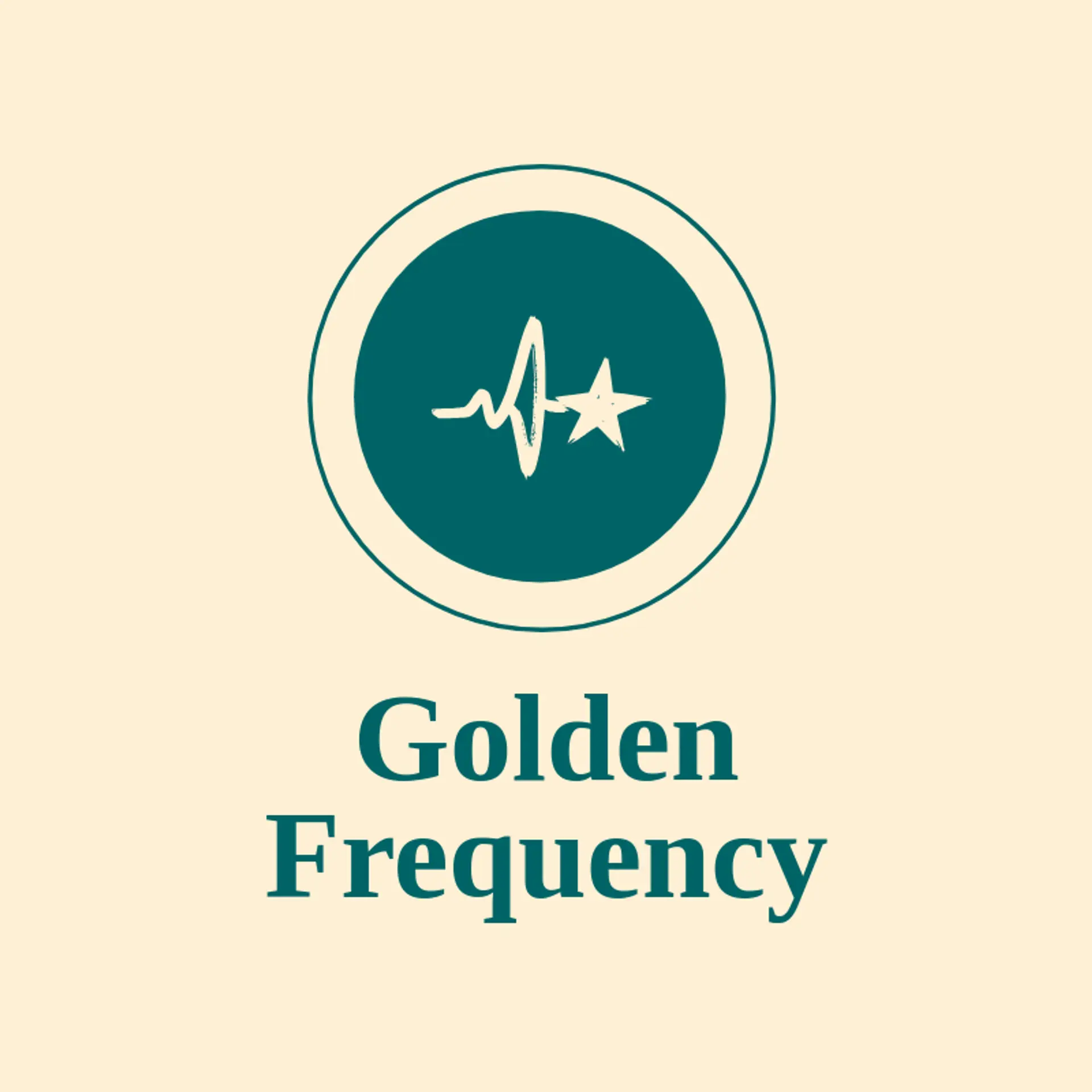 Golden Frequency logo for voice