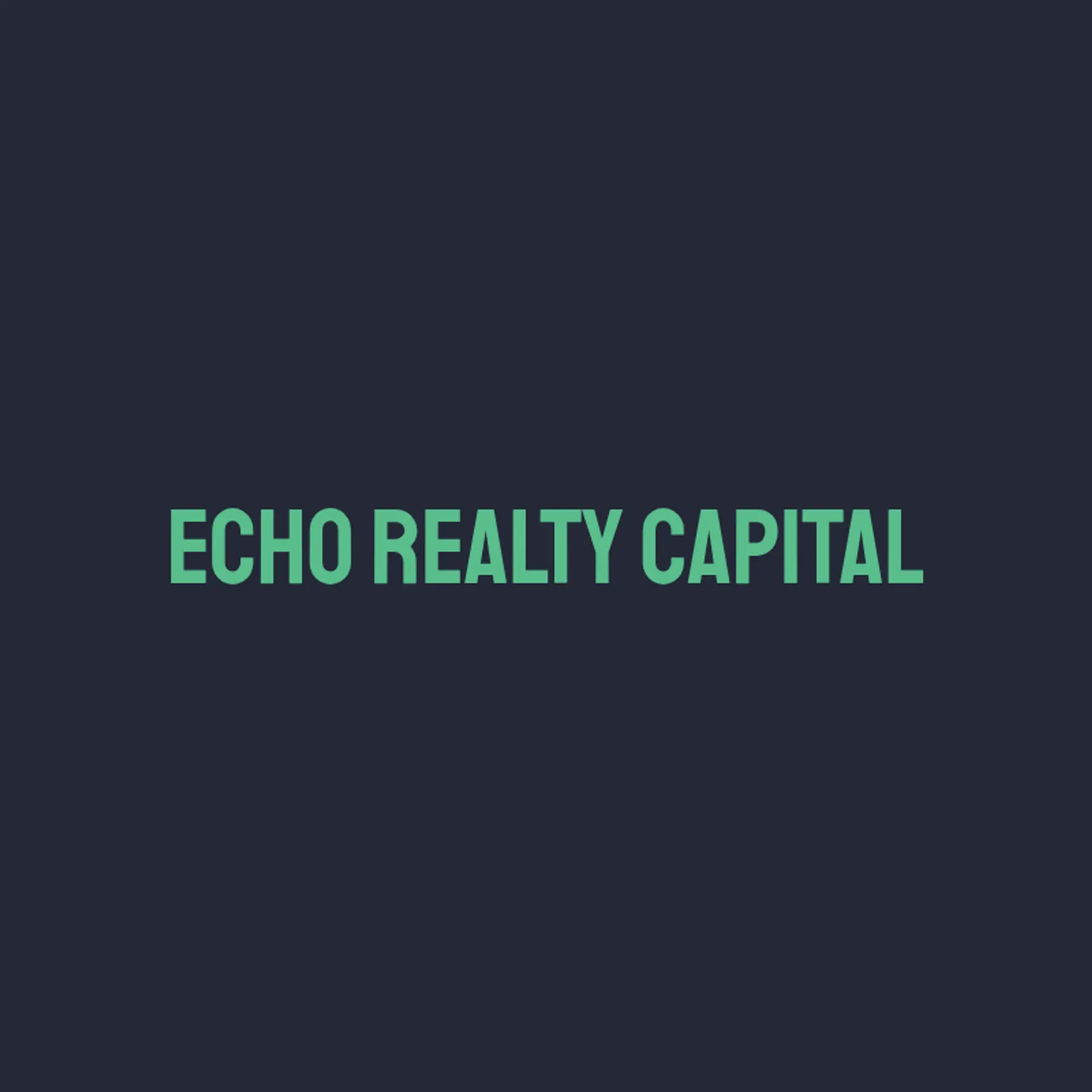 Echo Realty Capital logo for real estate investment