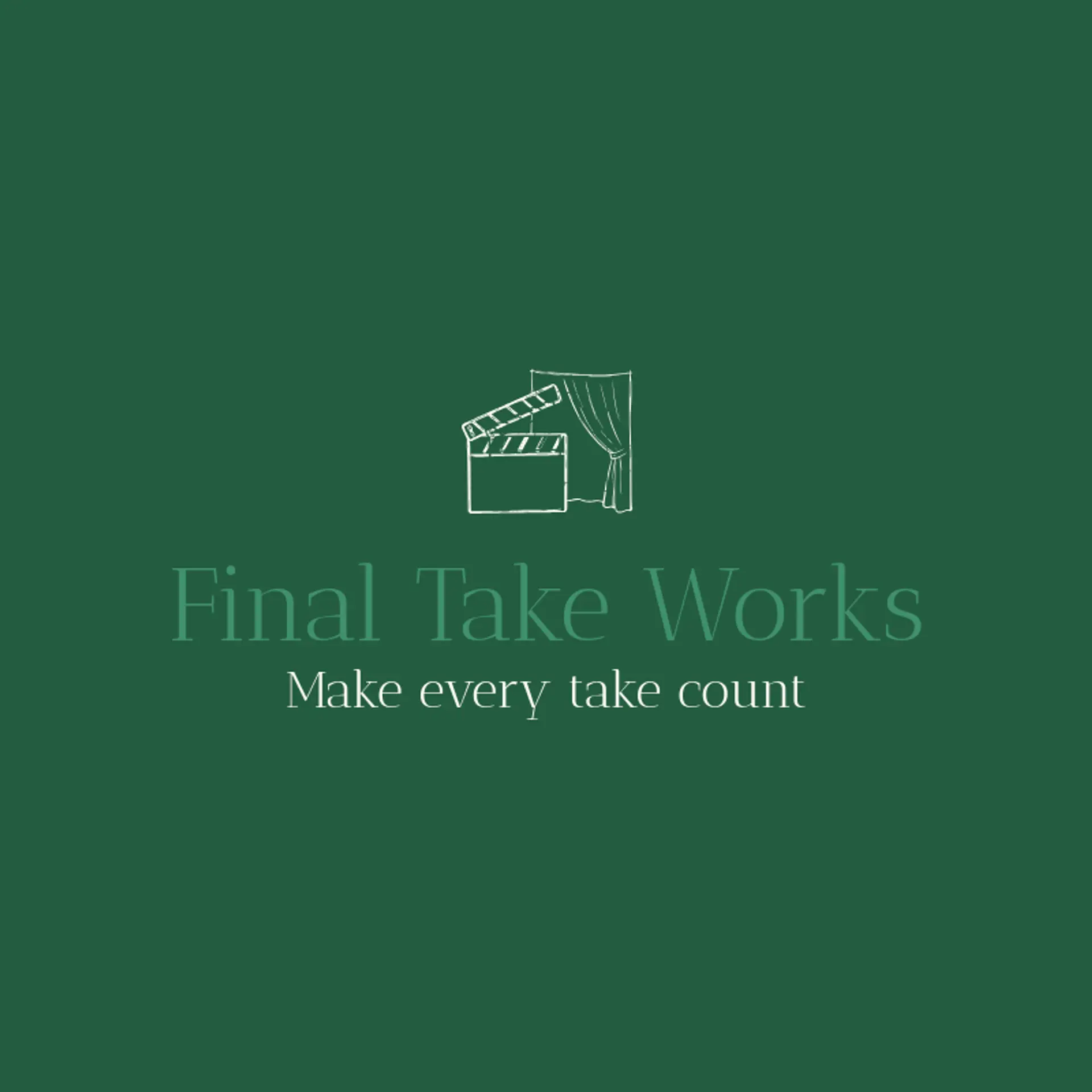 Final Take Works logo for drama