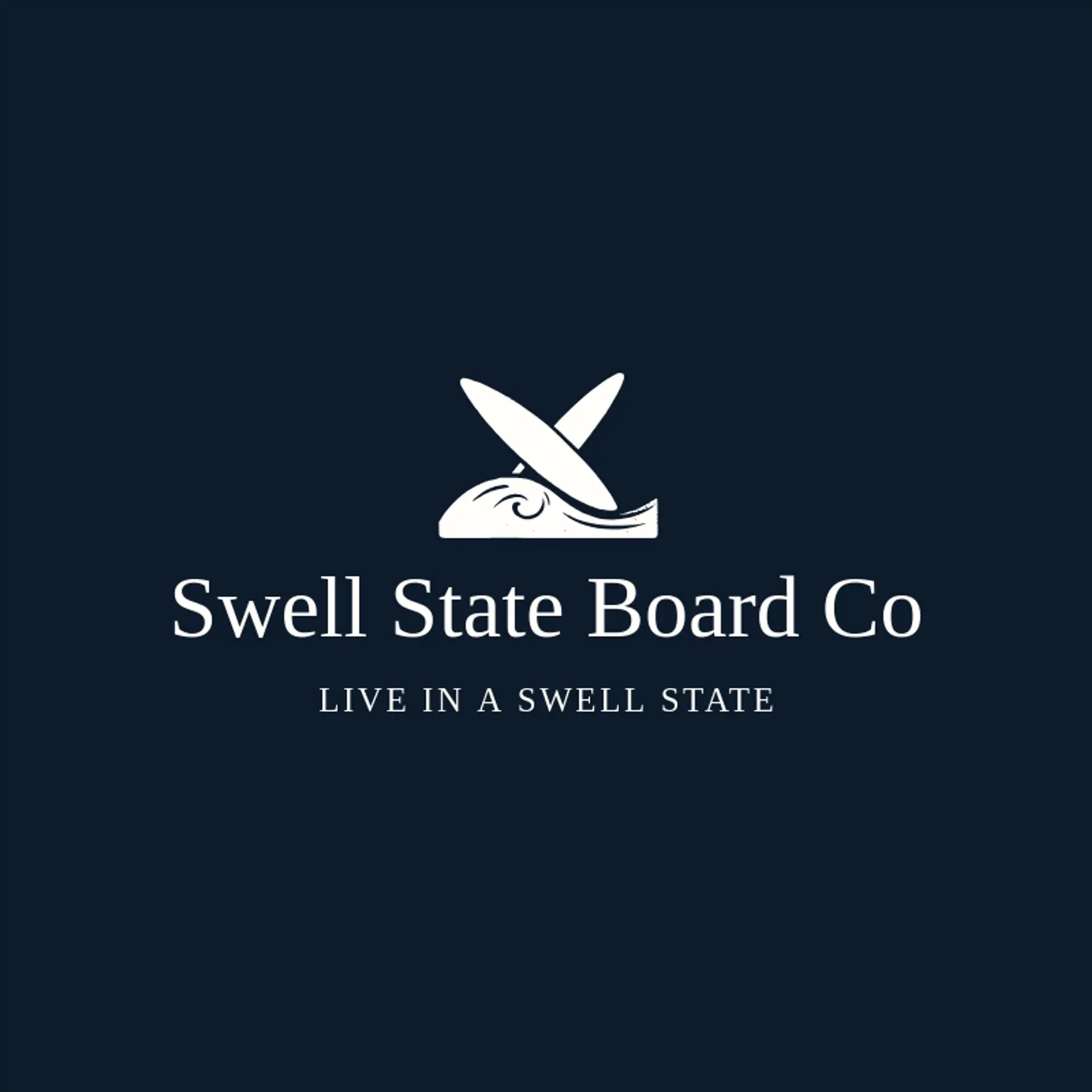 Swell State Board Co logo for surfboard