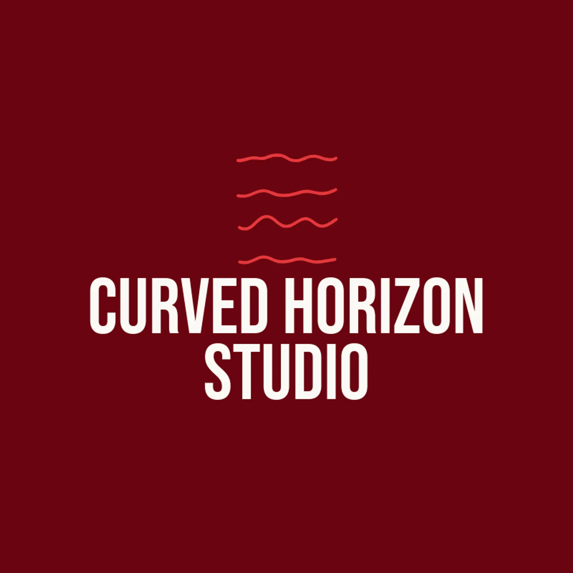 Curved Horizon Studio logo for line