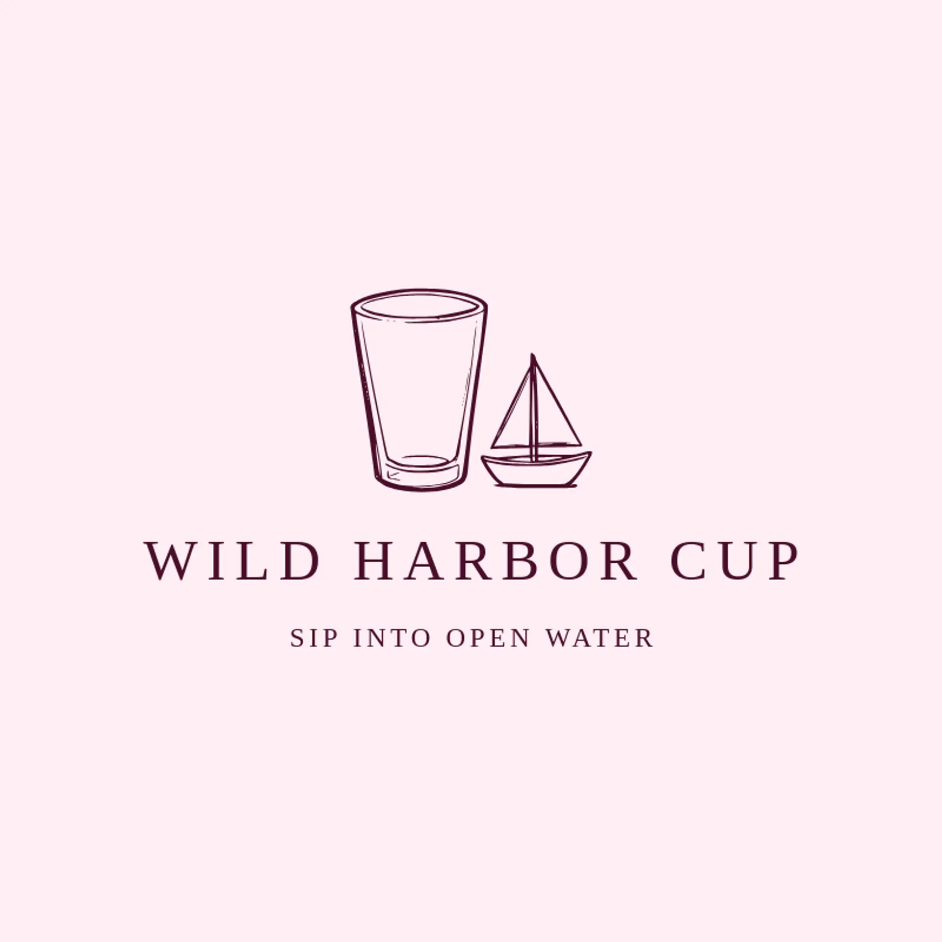 Wild Harbor Cup logo for tumbler