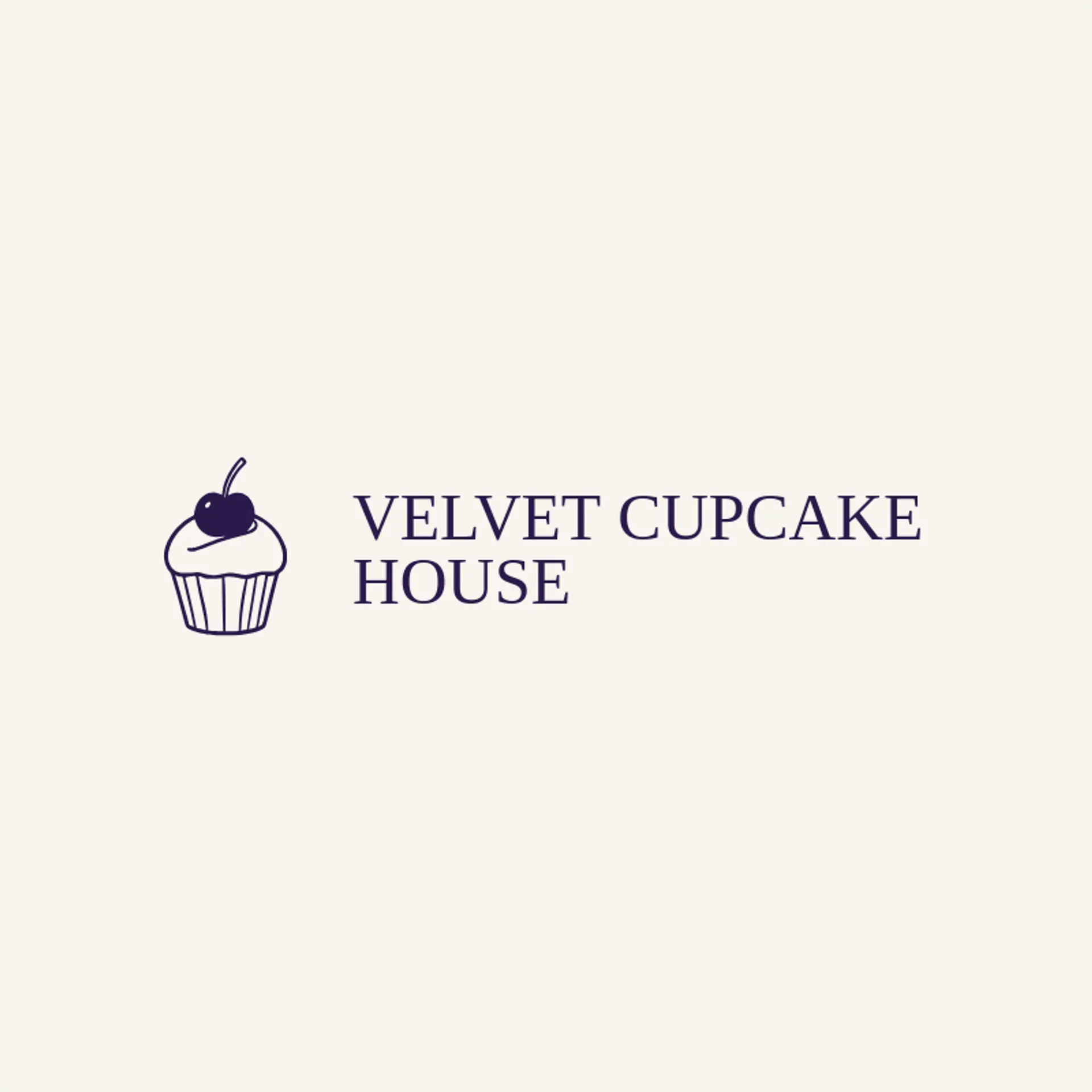 Velvet Cupcake House logo for baking