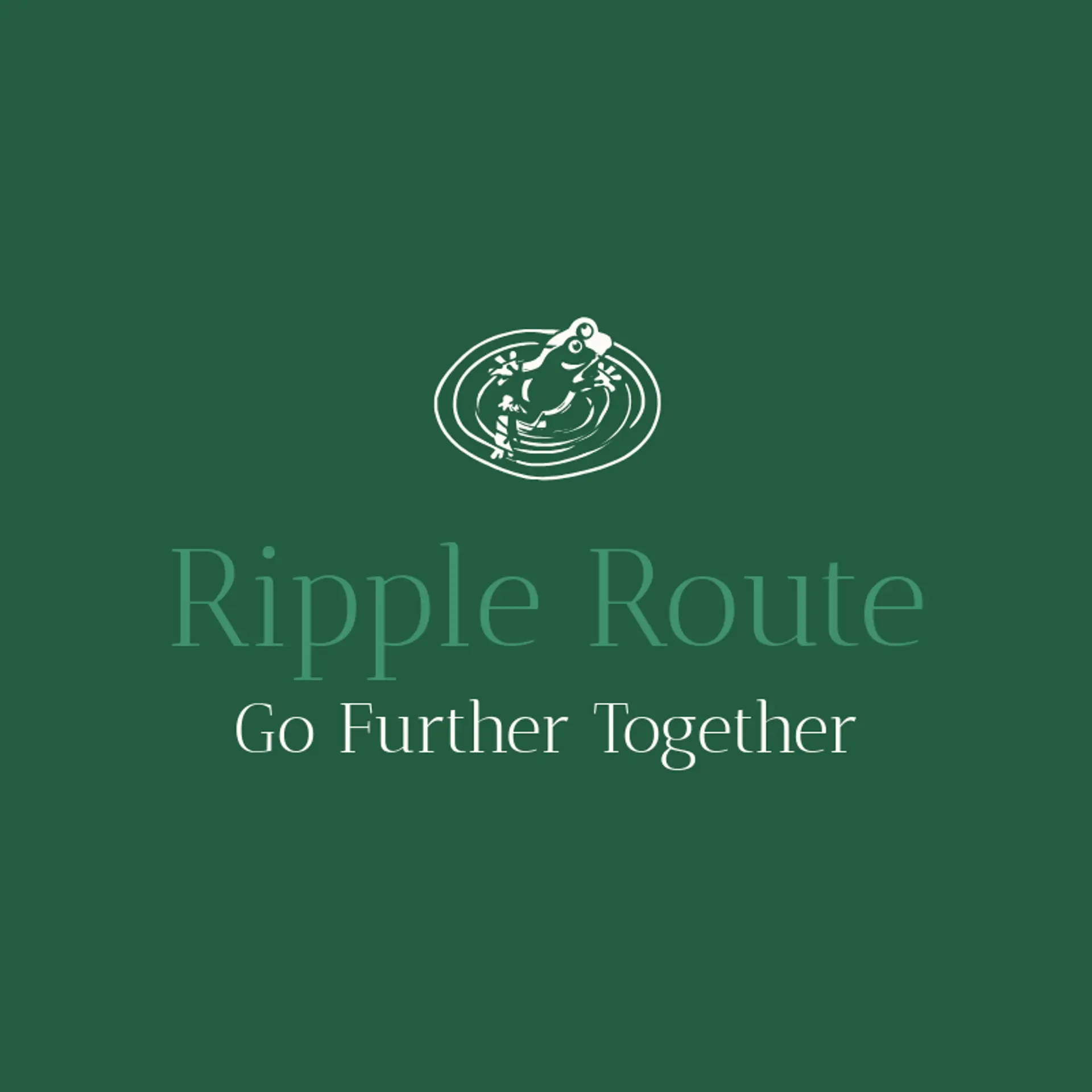Ripple Route logo for frog