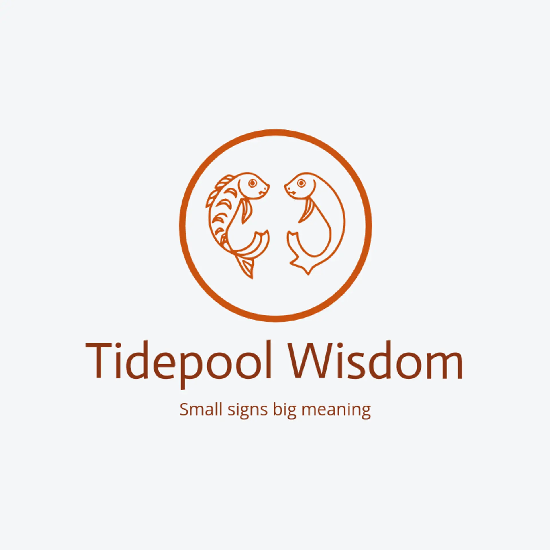 Tidepool Wisdom logo for pisces