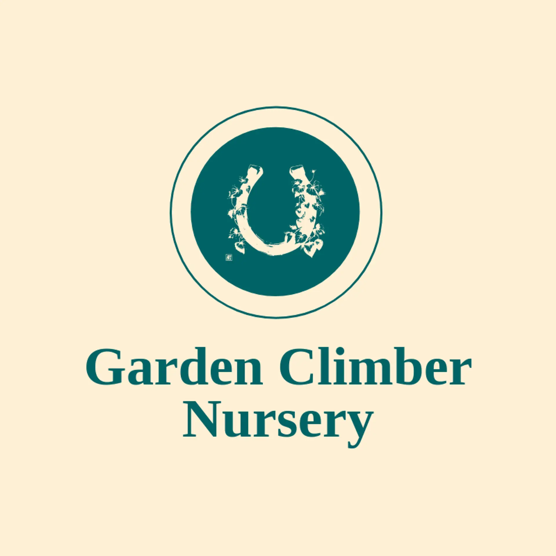 Garden Climber Nursery logo for vine