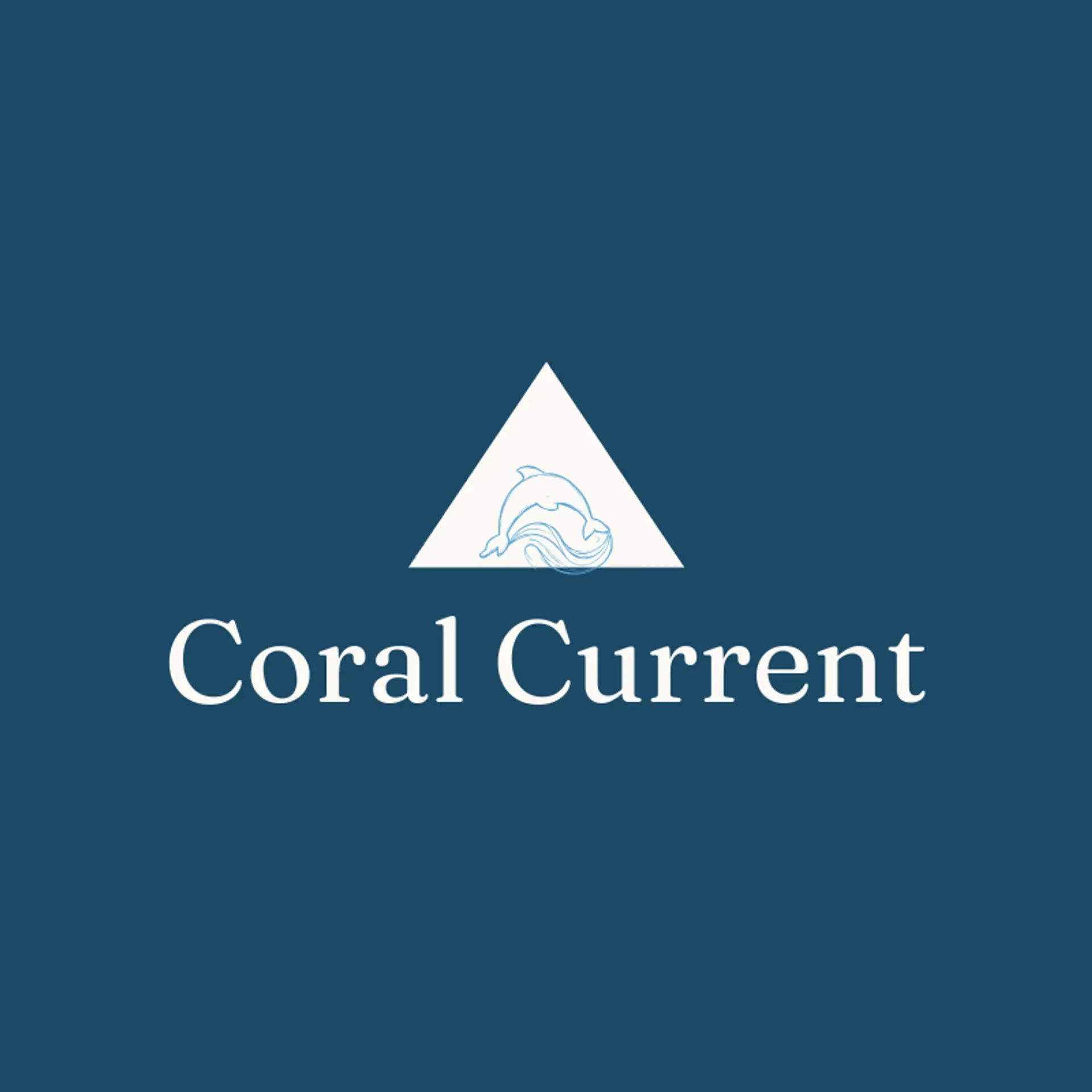 Coral Current logo for dolphin