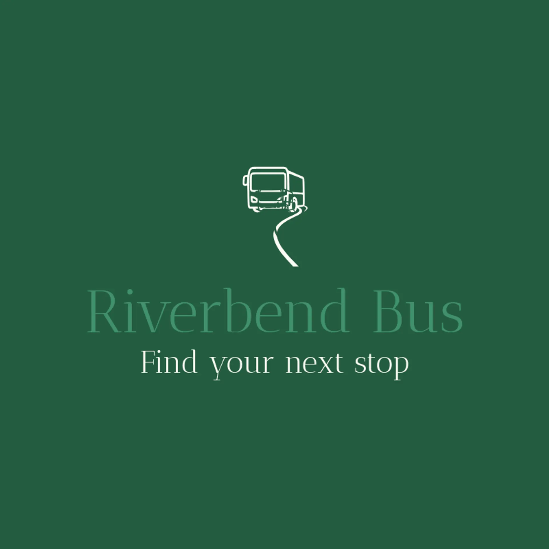 Riverbend Bus logo for bus