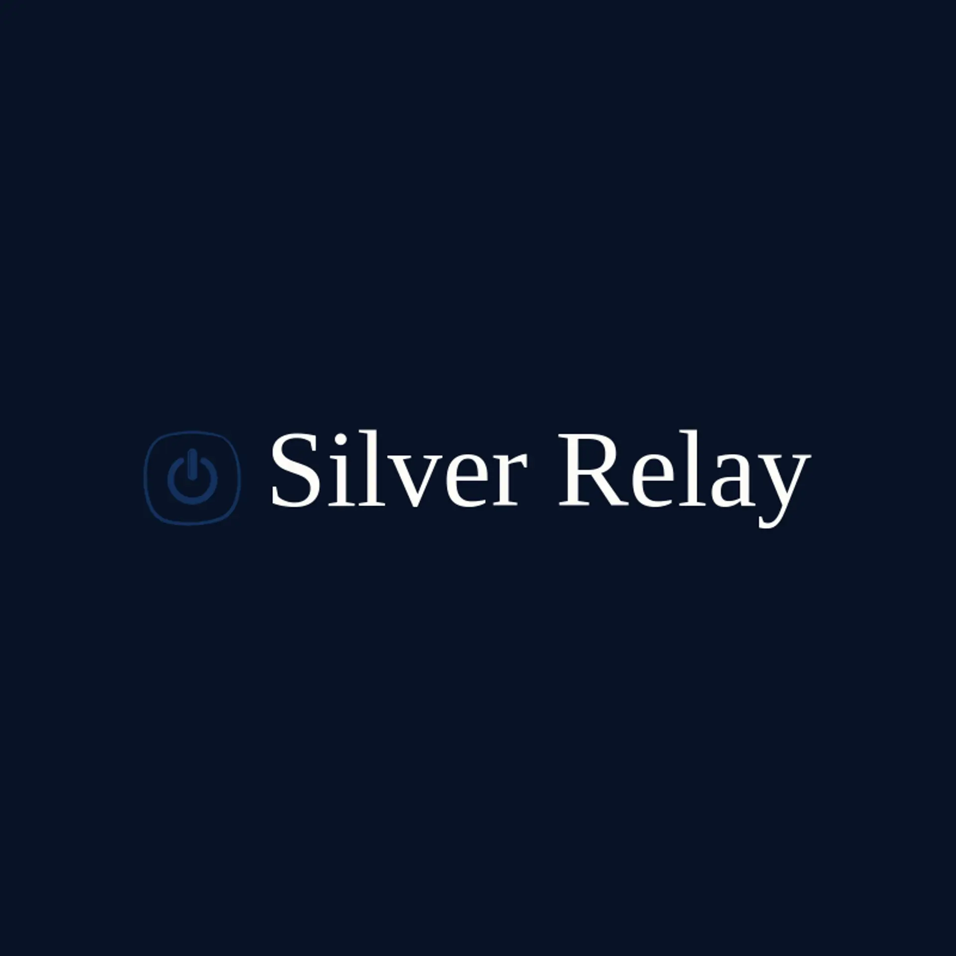 Silver Relay logo for switch