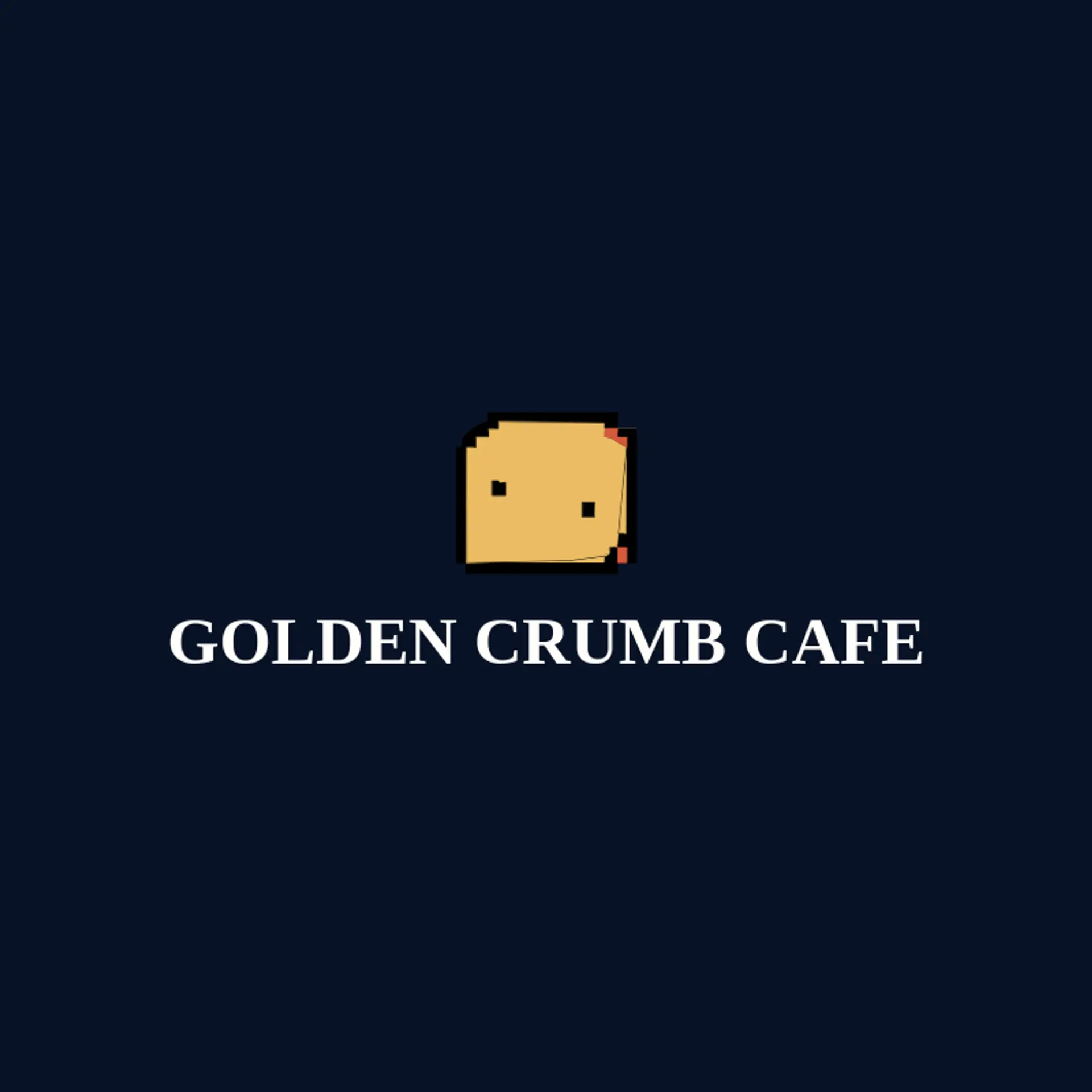 Golden Crumb Cafe logo for toast