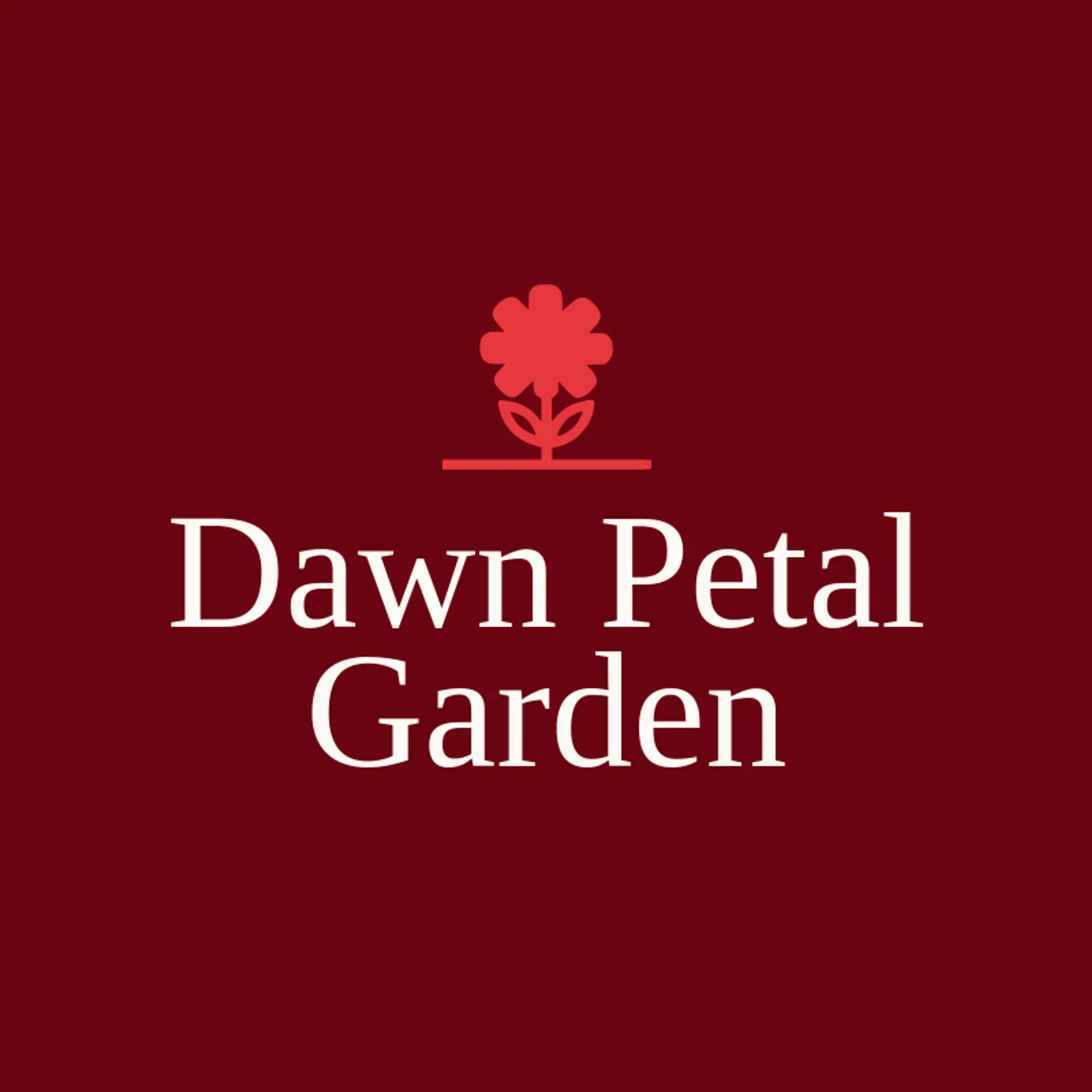 Dawn Petal Garden logo for wildflower
