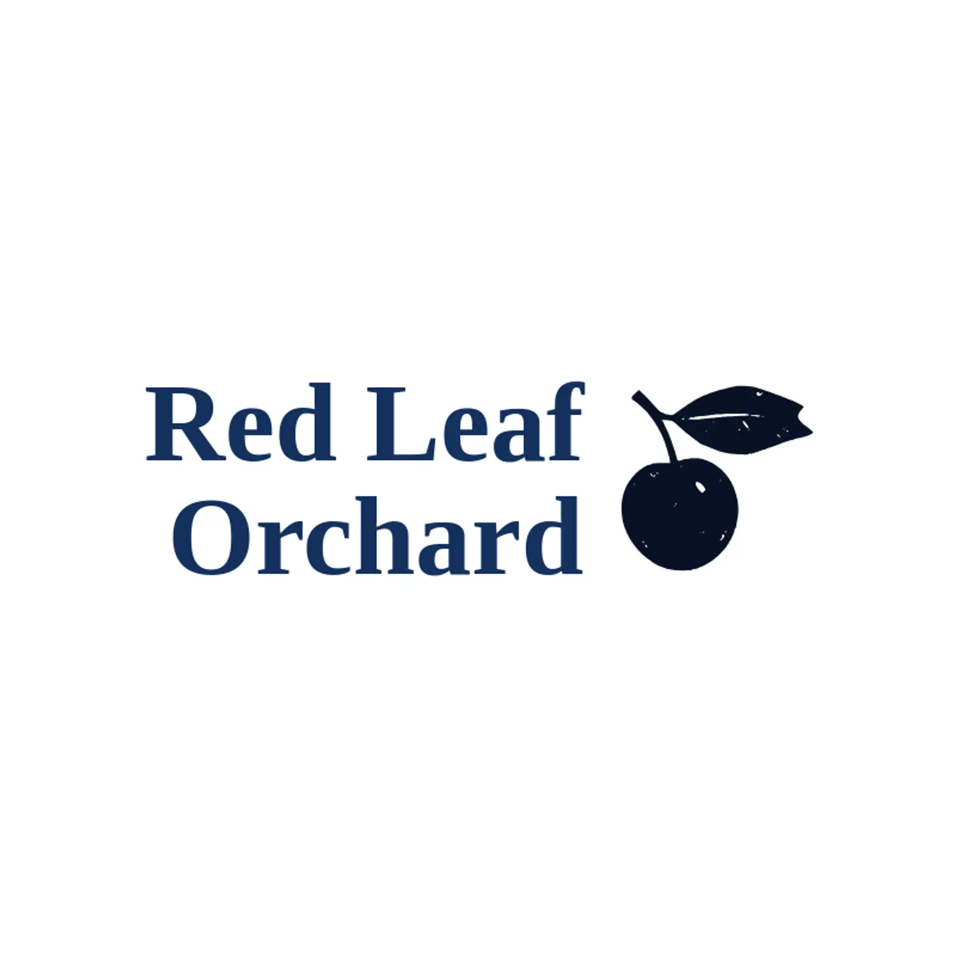 Red Leaf Orchard logo for berry