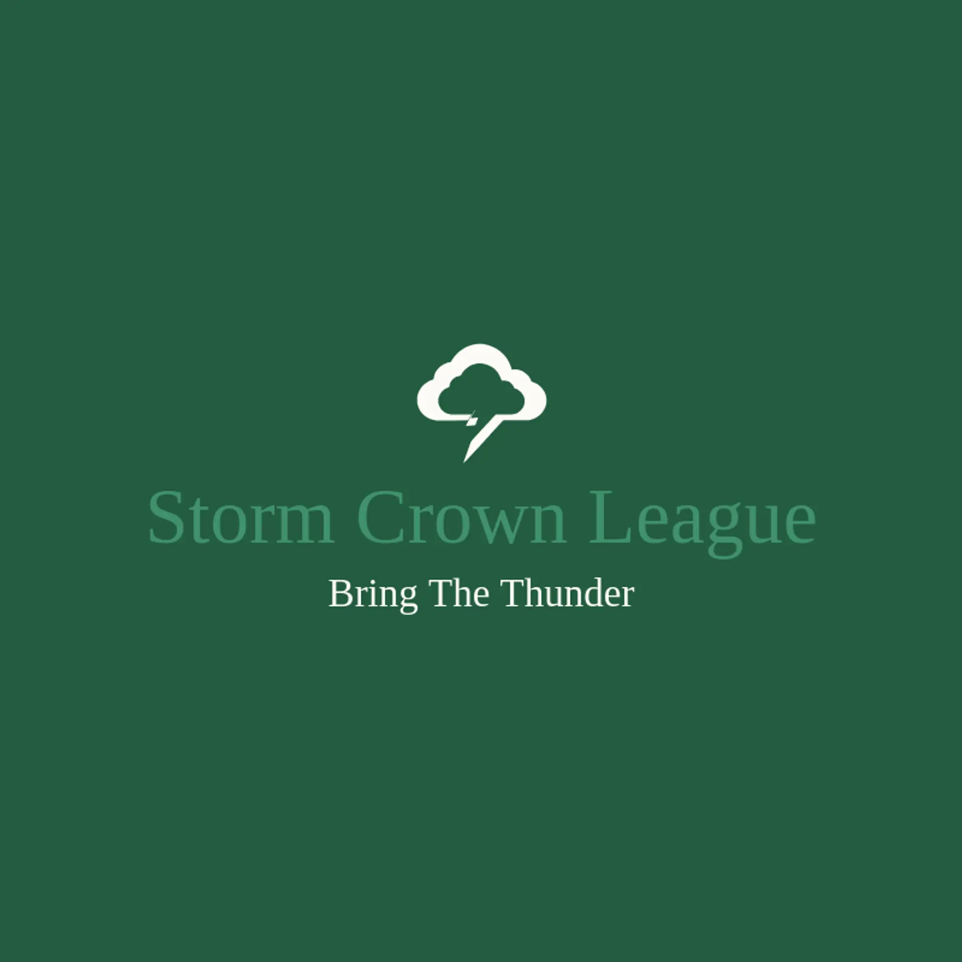 Storm Crown League logo for Zeus