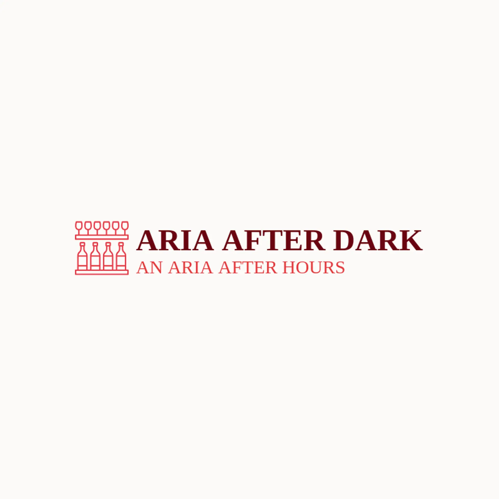 Aria After Dark logo for cabaret