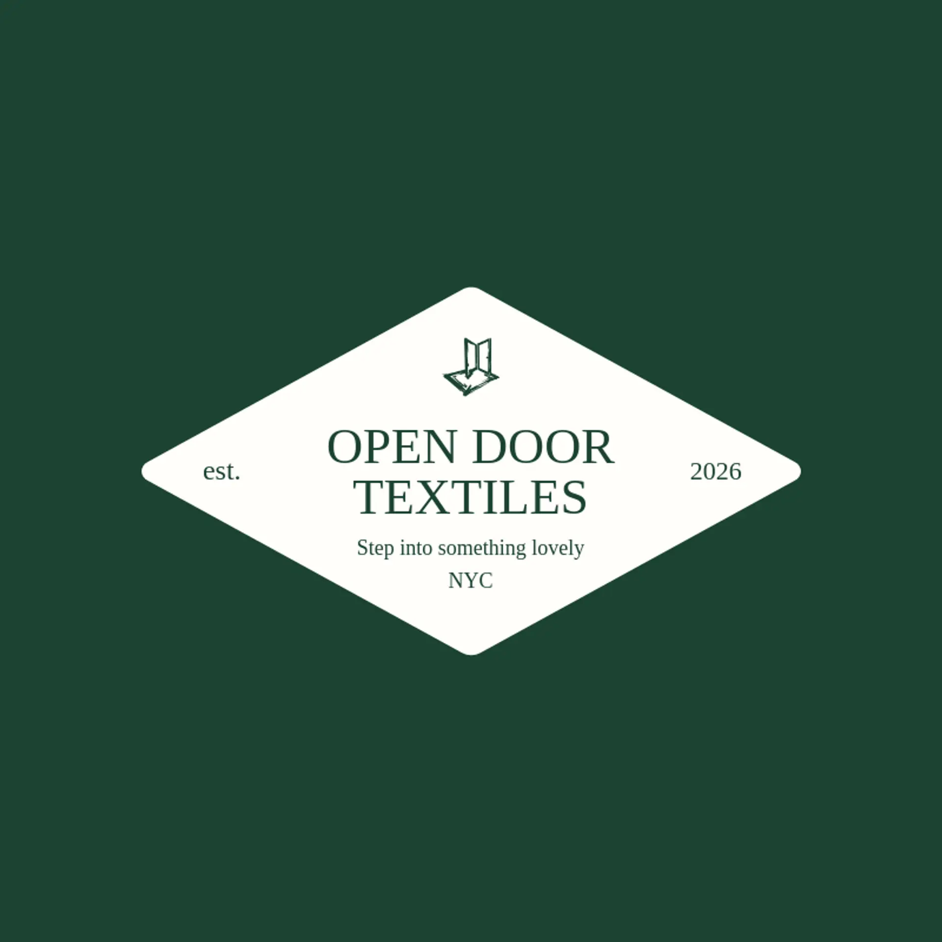 Open Door Textiles logo for carpet