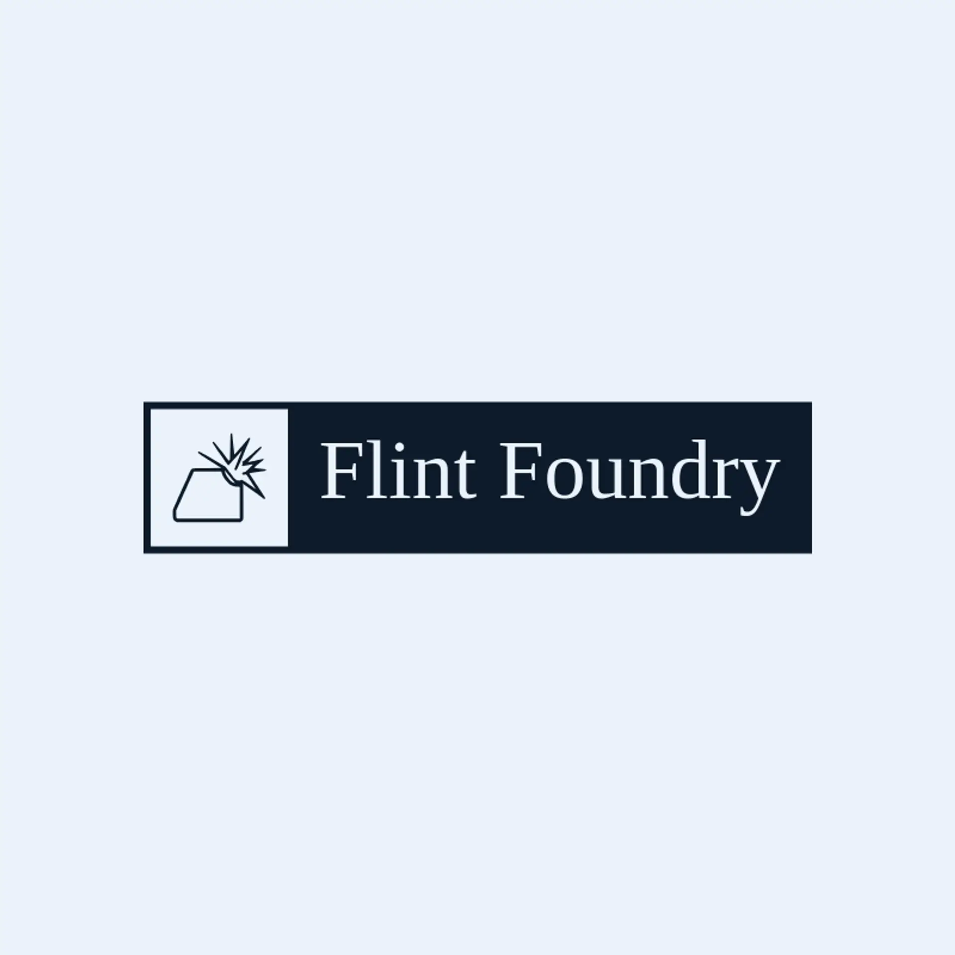 Flint Foundry logo for stone