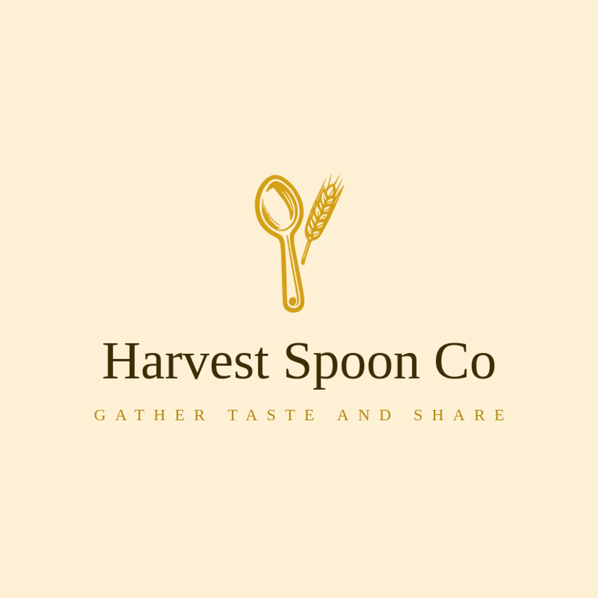 Harvest Spoon Co logo for culinary